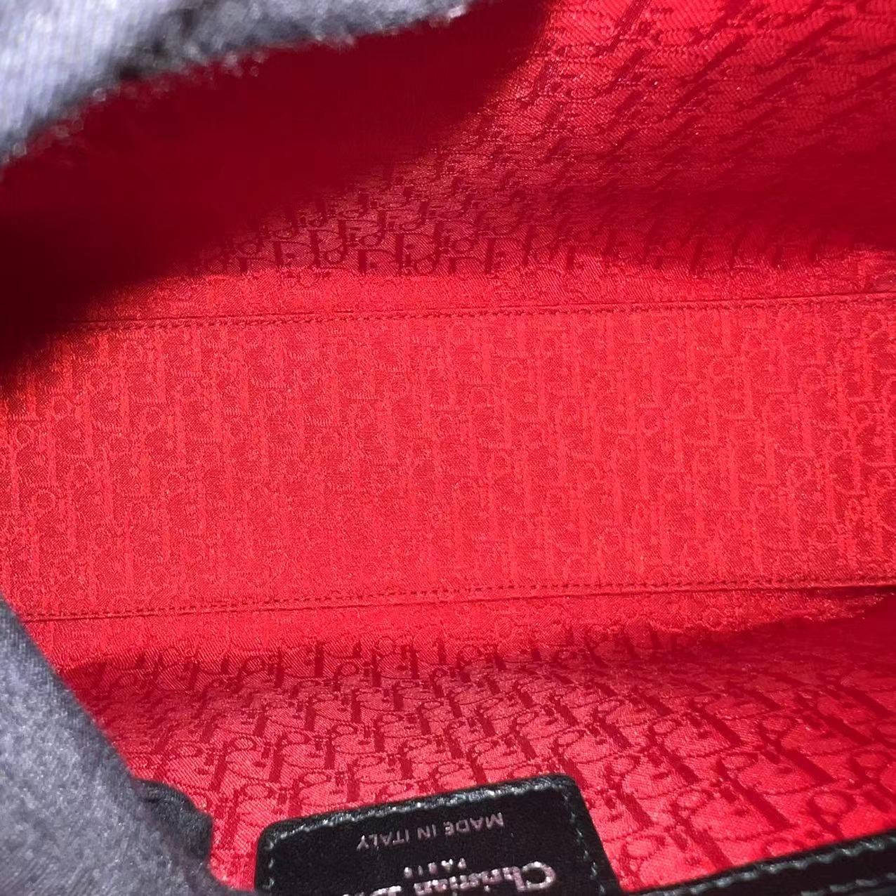 Dior Lady Large Cannage Lambskin Black Silver Hardware - Best Luxury Designers