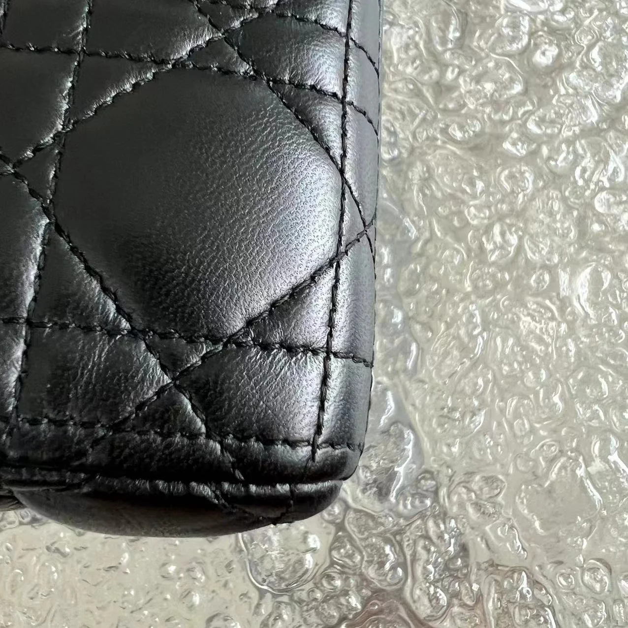 Dior Lady Large Cannage Lambskin Black Silver Hardware - Best Luxury Designers