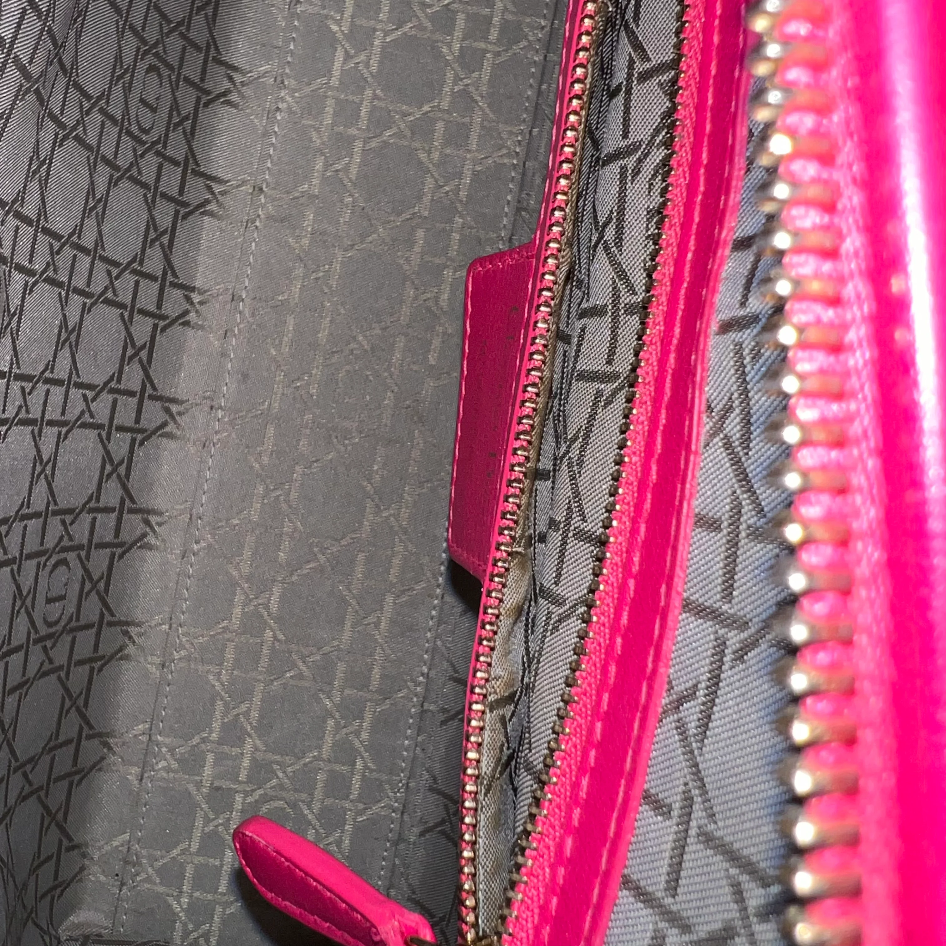 Dior Lady Large Cannage Lambskin Hot Pink Gold Hardware - Best Luxury Designers