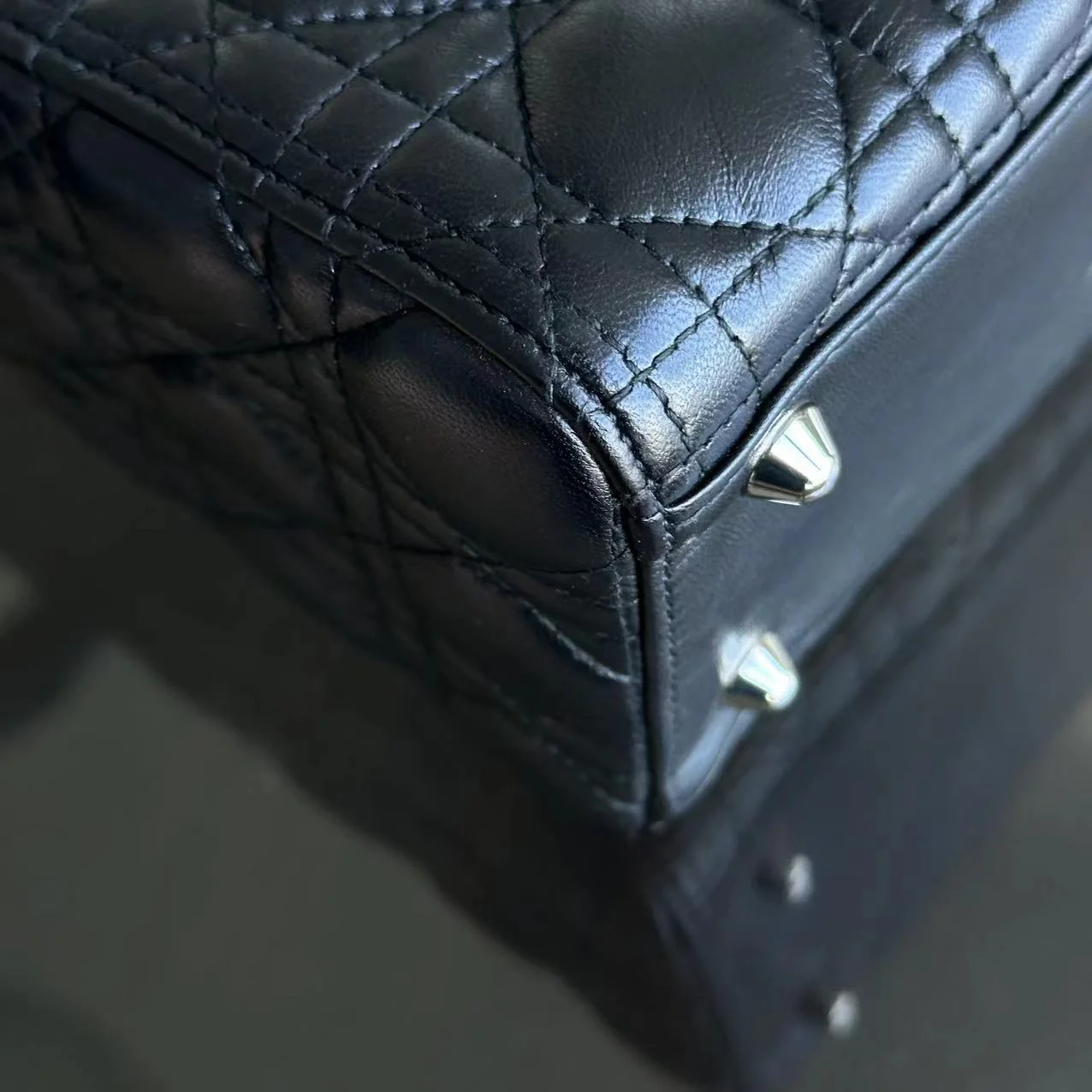 Dior Lady Large Cannage Lambskin Tote Black SHW - Best Luxury Designers