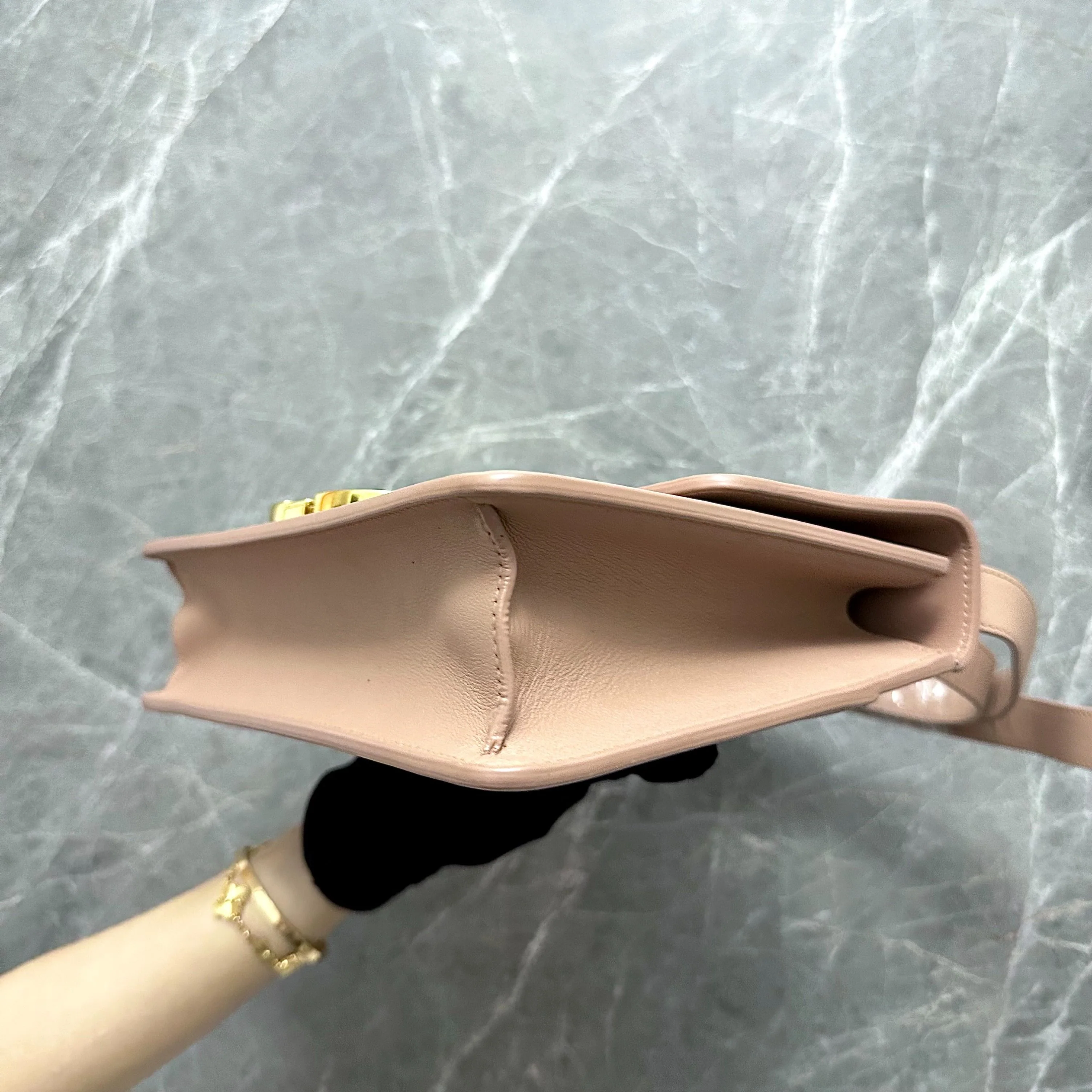 Dior Montaigne 30 Calfskin Medium Beige Shoulder Bag GHW - Best Luxury Designers