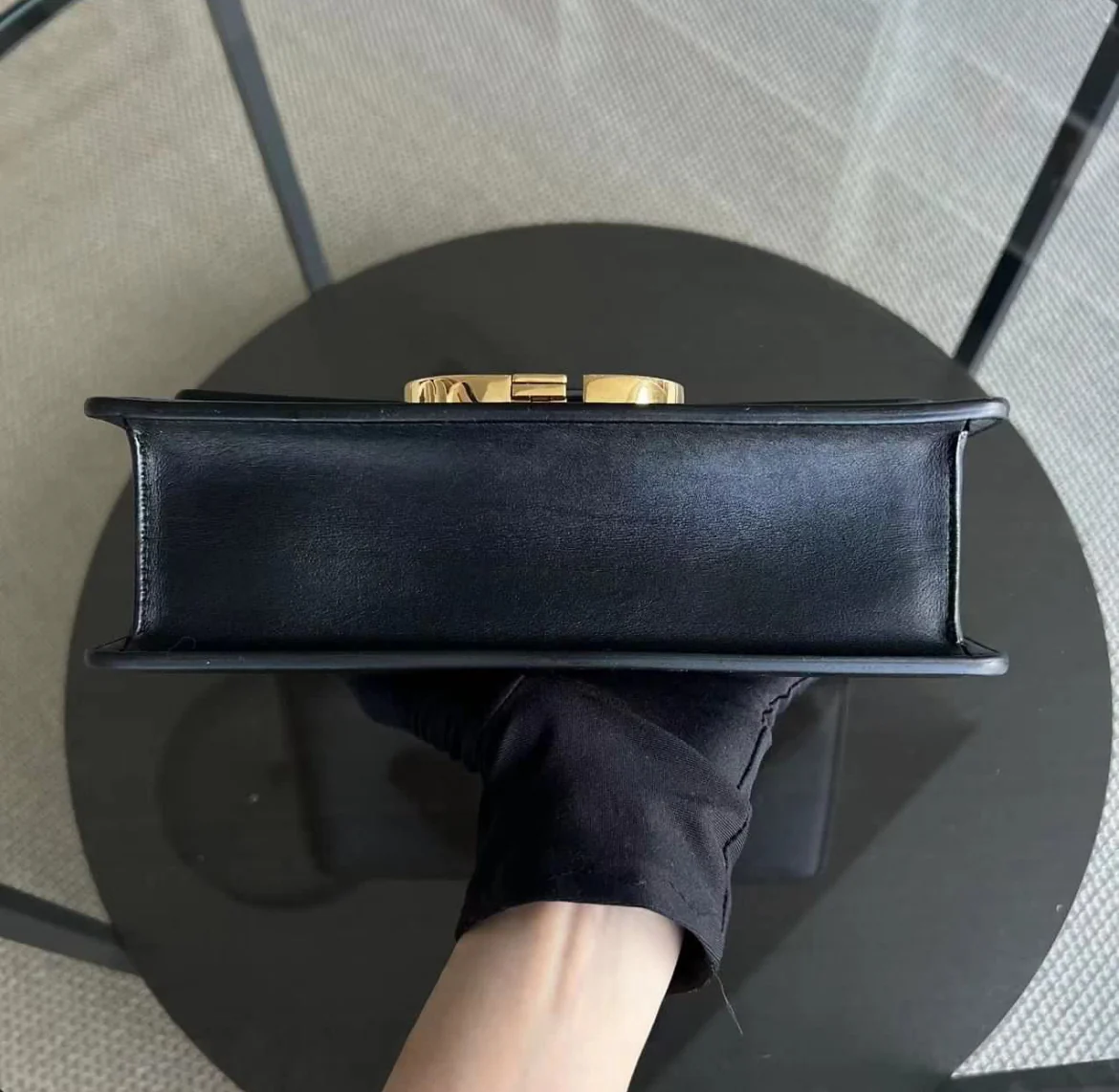 Dior Montaigne 30 Smooth Calfskin Black Golden Hardware - Best Luxury Designers