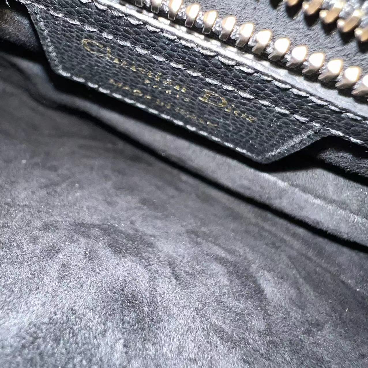 Dior Saddle Medium Grained Calfskin Black Golden Hardware - Best Luxury Designers