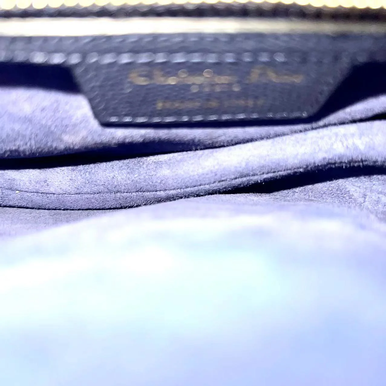 Dior Saddle Medium Grained Calfskin Dark Blue Golden Hardware - Best Luxury Designers