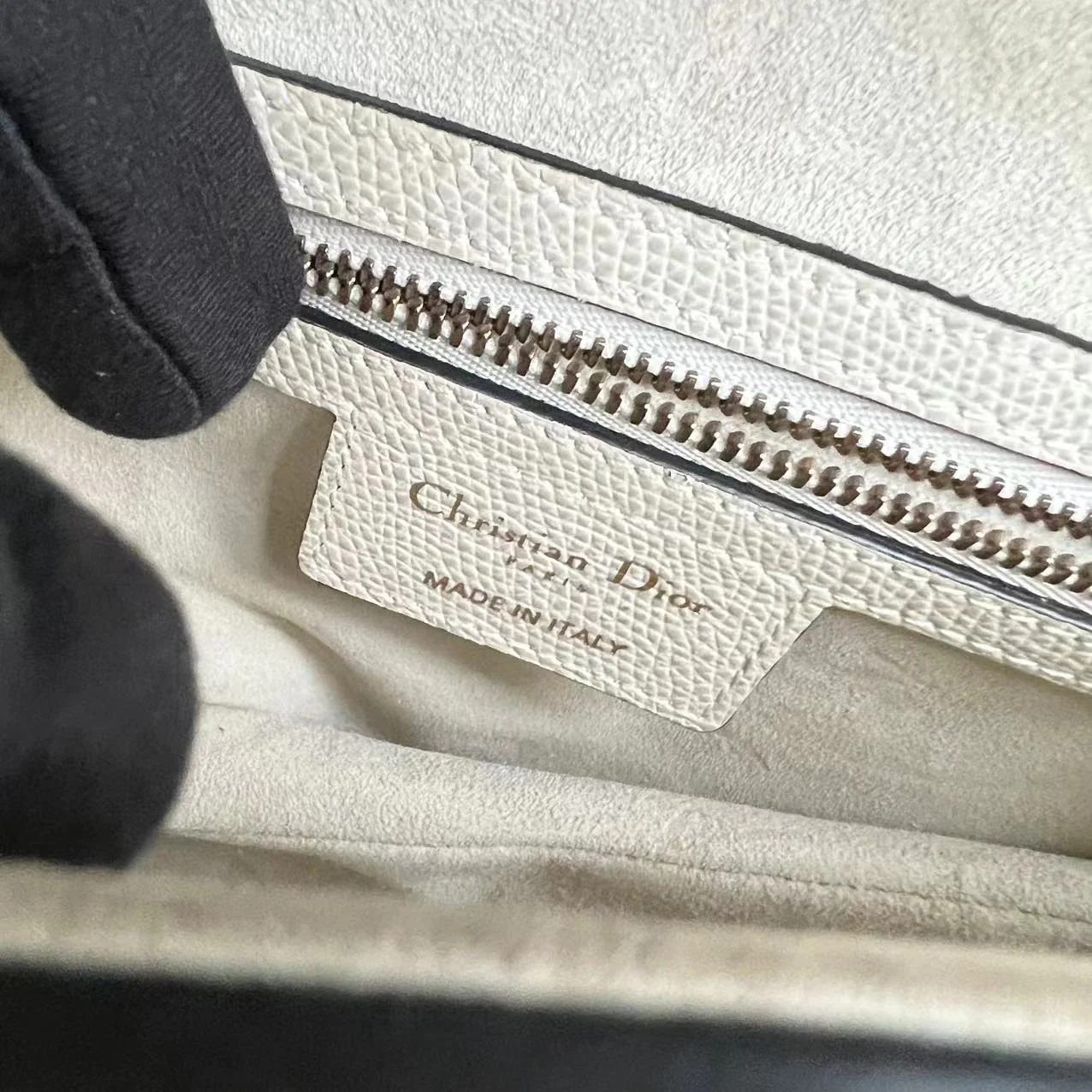 Dior Saddle Medium Grained Calfskin White GHW - Best Luxury Designers