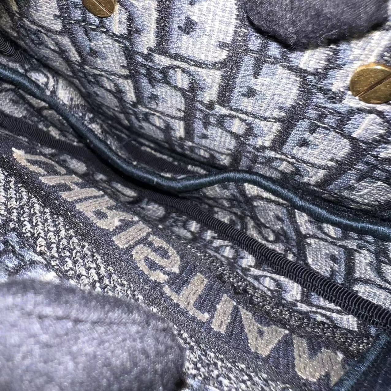 Dior Saddle Medium Oblique Canvas Monogram Dark Blue Golden Hardware - Best Luxury Designers