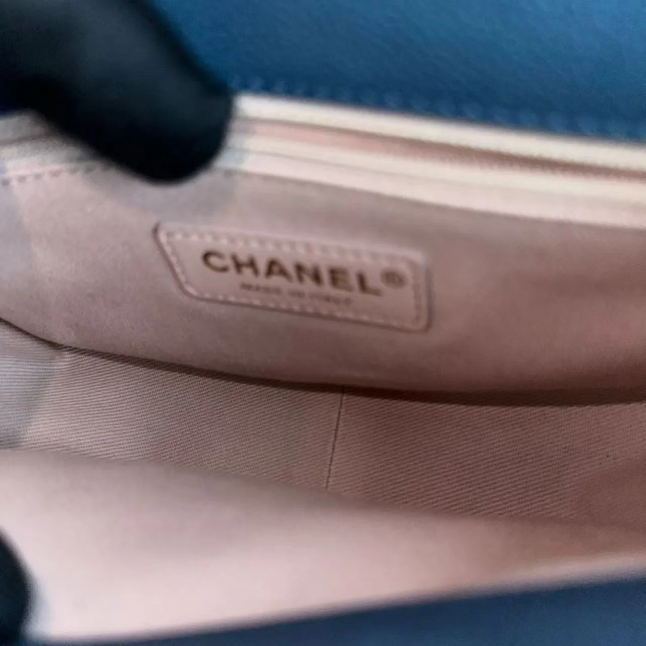 Chanel Coco Curve Cuba - Caviar Medium Quilted Dark Blue Gold Hardware Series 23