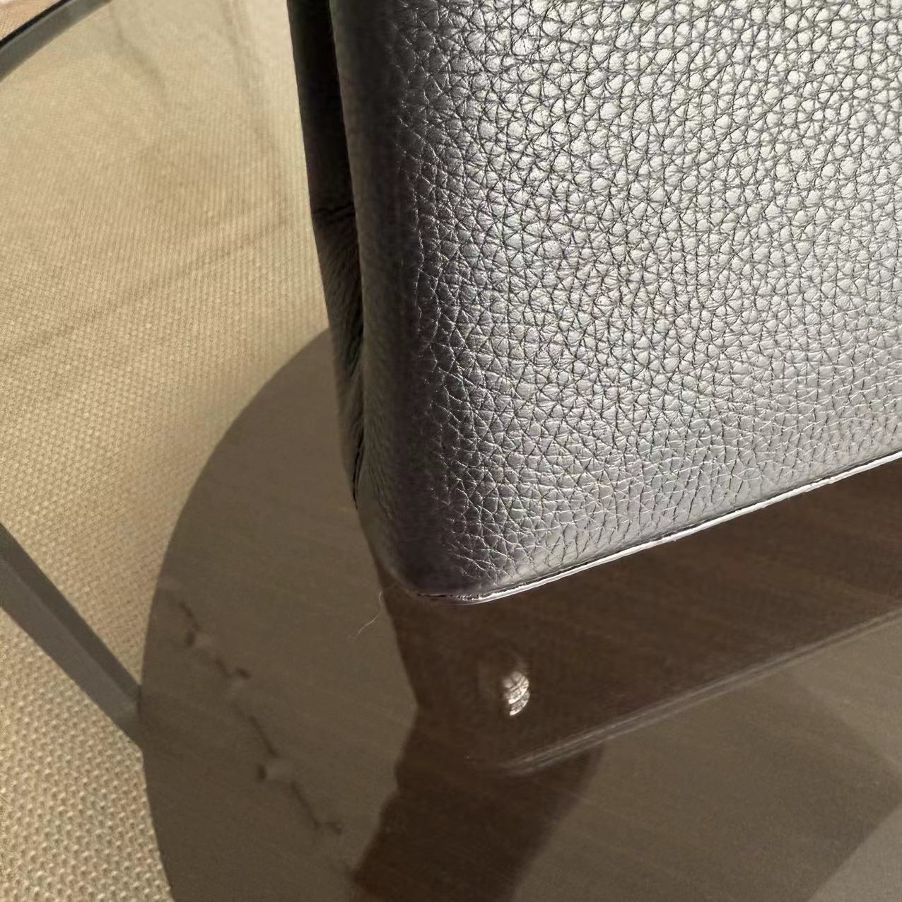 Louis Vuitton Capucines BB - Grained Calfskin Noir Black Silver Hardware