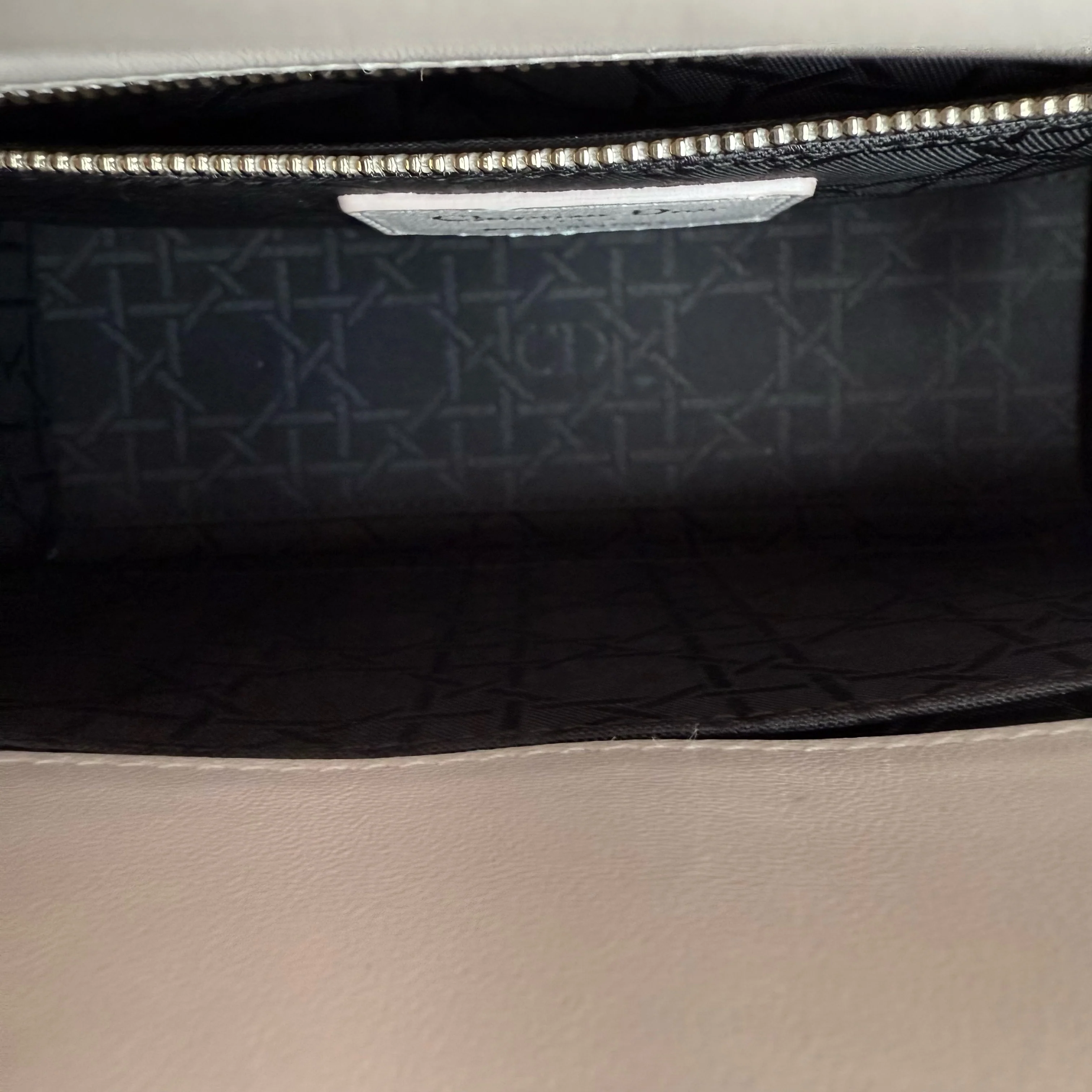 Dior Lady Small - Cannage Lambskin Light Pink Gold Hardware