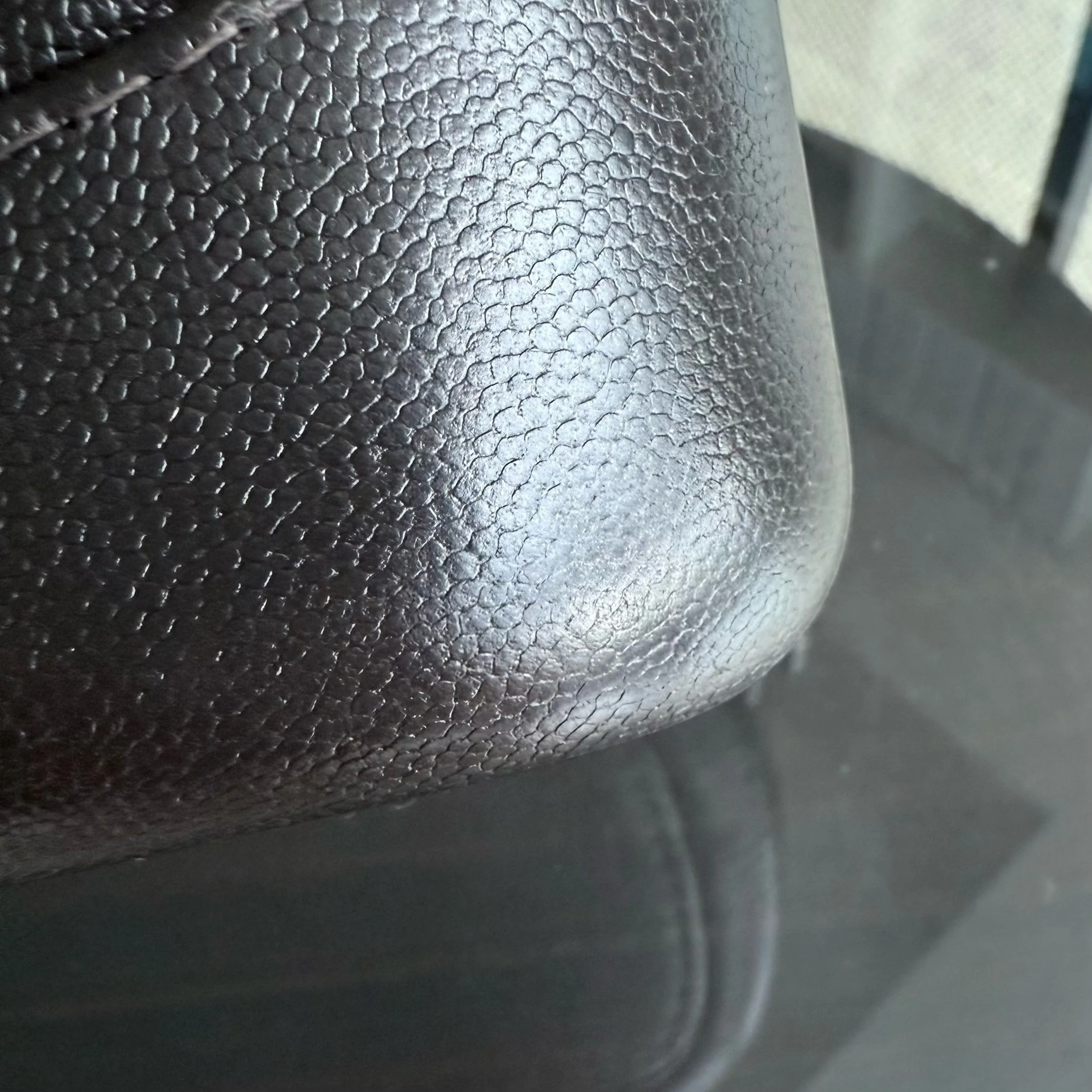 Chanel Gabrielle Small - Caviar Chevron Dark Brown Two-tone Gold Hardware Series 26