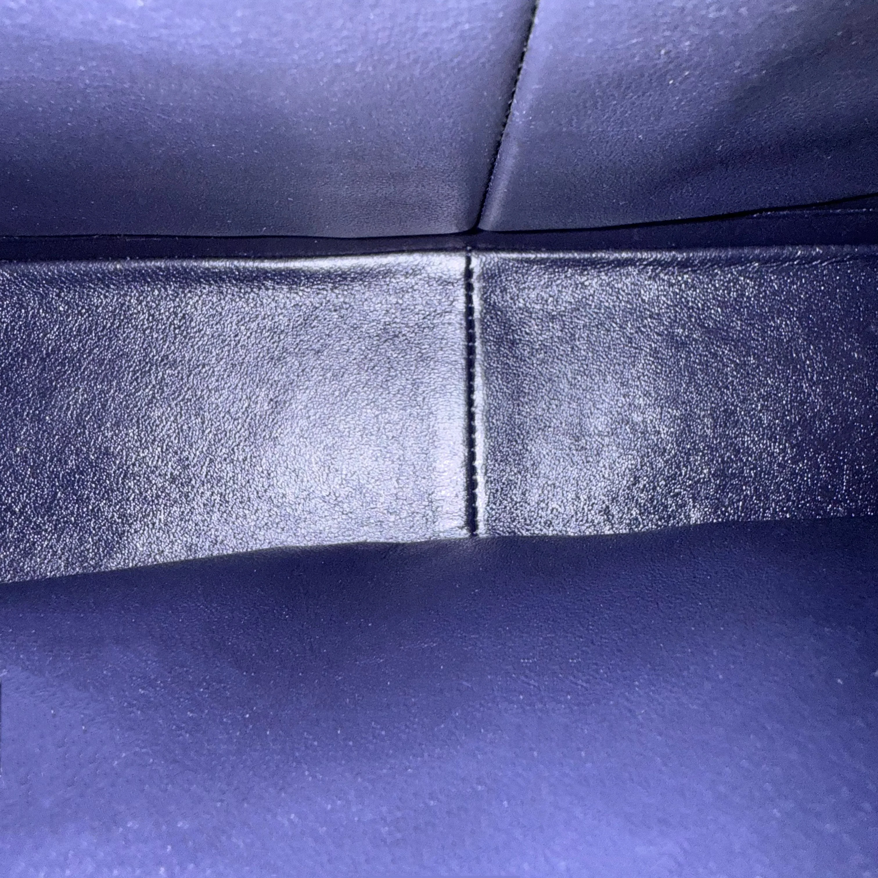 Chanel Classic Flap Jumbo - Double Flap 30CM Quilted Lambskin Dark Blue Silver Hardware Series 23