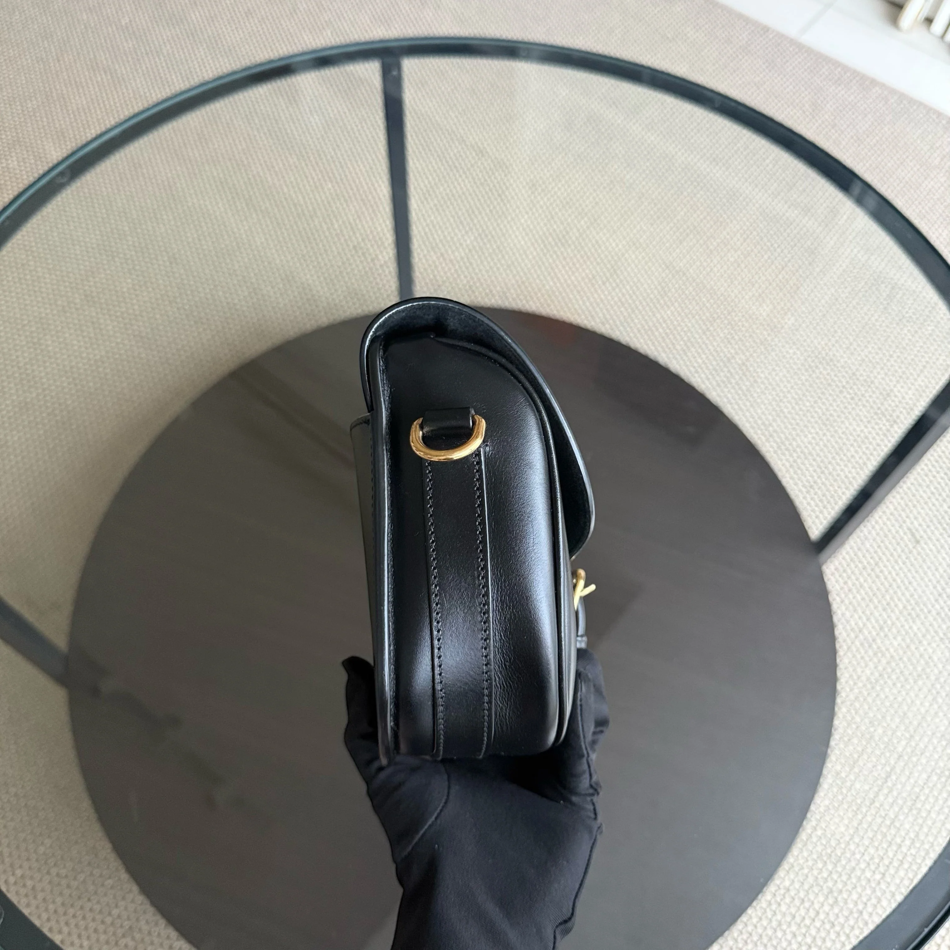 Dior Bobby Medium - Smooth Calfskin Black Gold Hardware