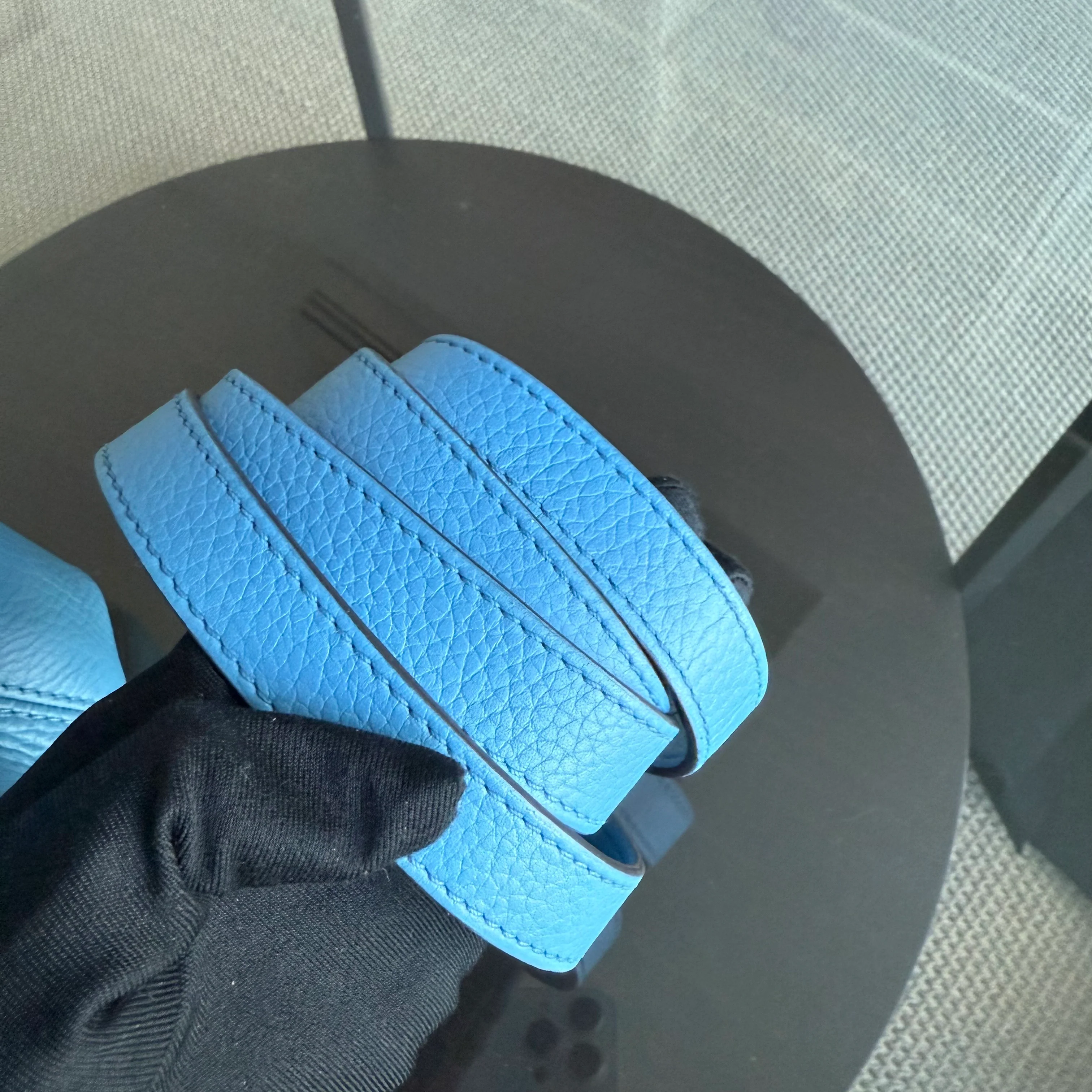 Louis Vuitton Capucines BB - Caviar Silver Hardware Blue Silver Hardware