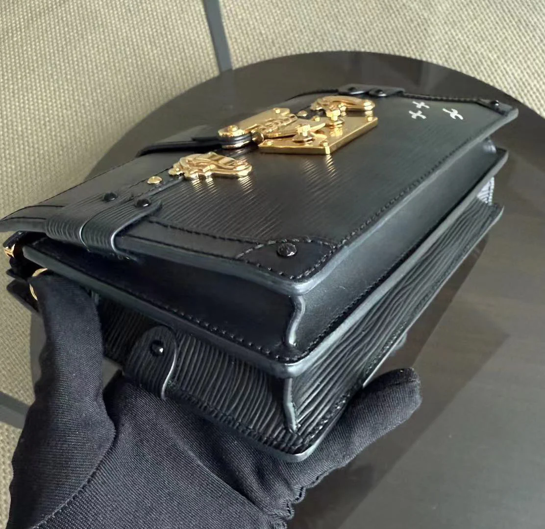 Louis Vuitton Trunk Clutch - EPI Leather Black Gold Hardware