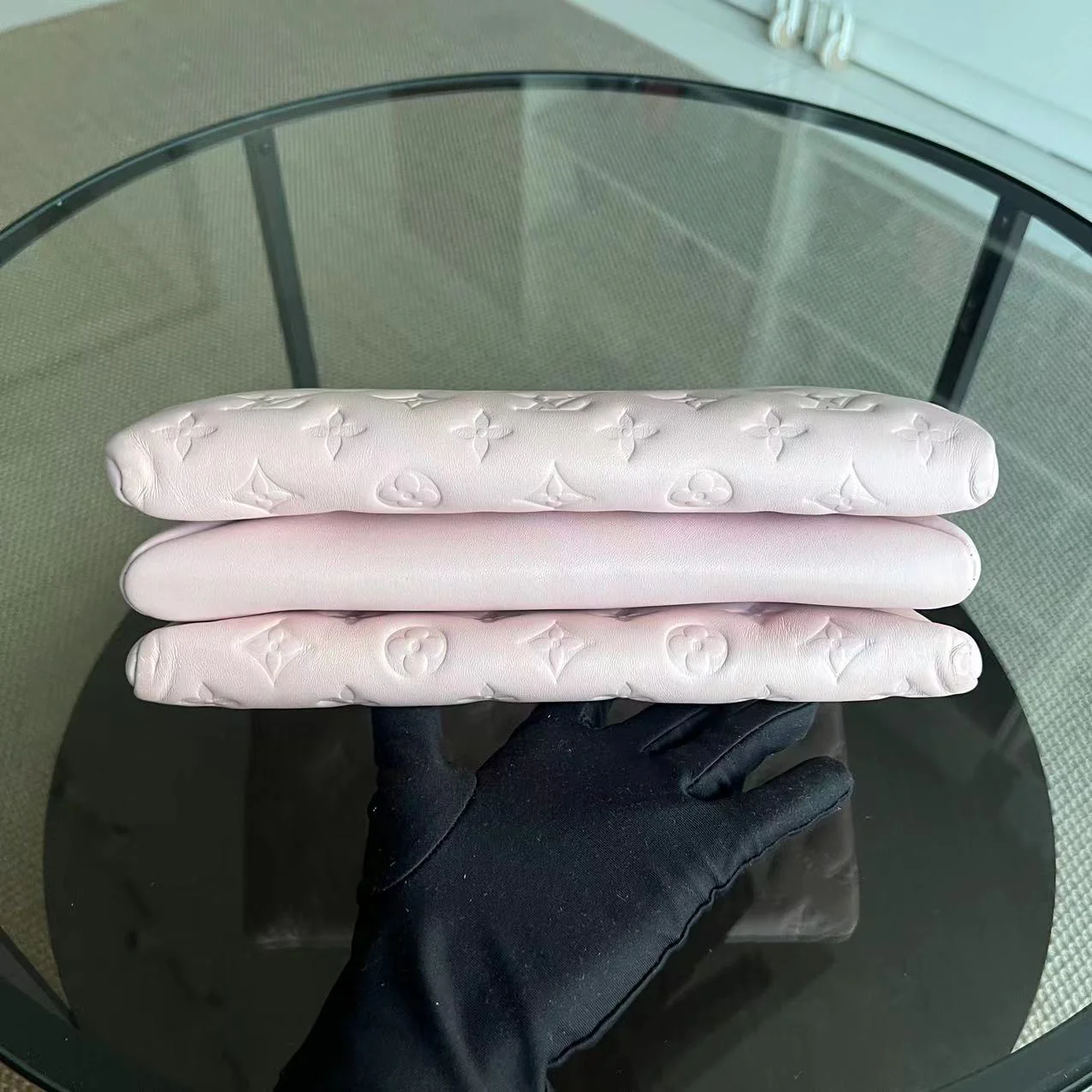 Louis Vuitton Coussin PM Puffy Lambskin Light Purple Golden Hardware