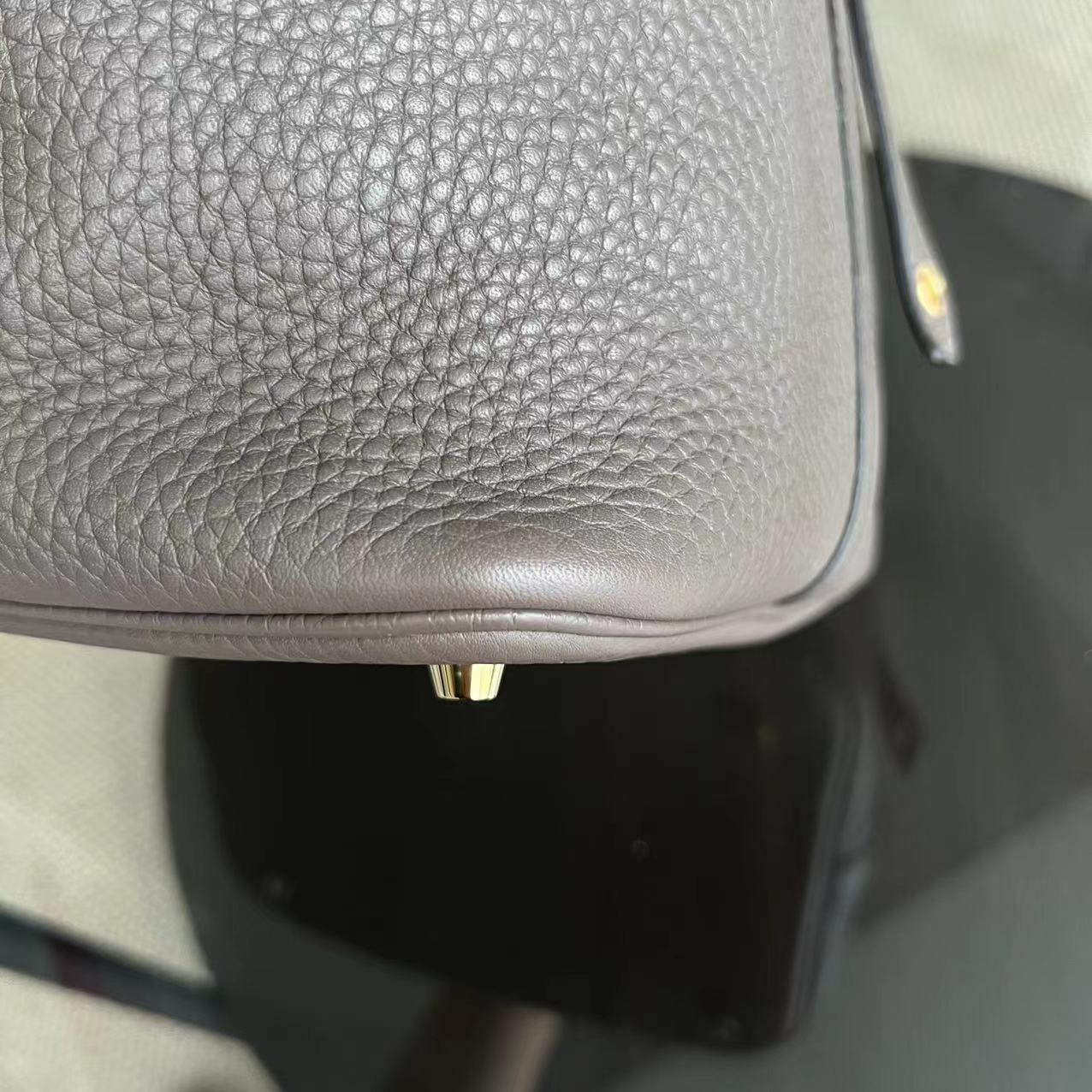 Hermes Picotin 22 - Etoupe Clemence Golden Hardware