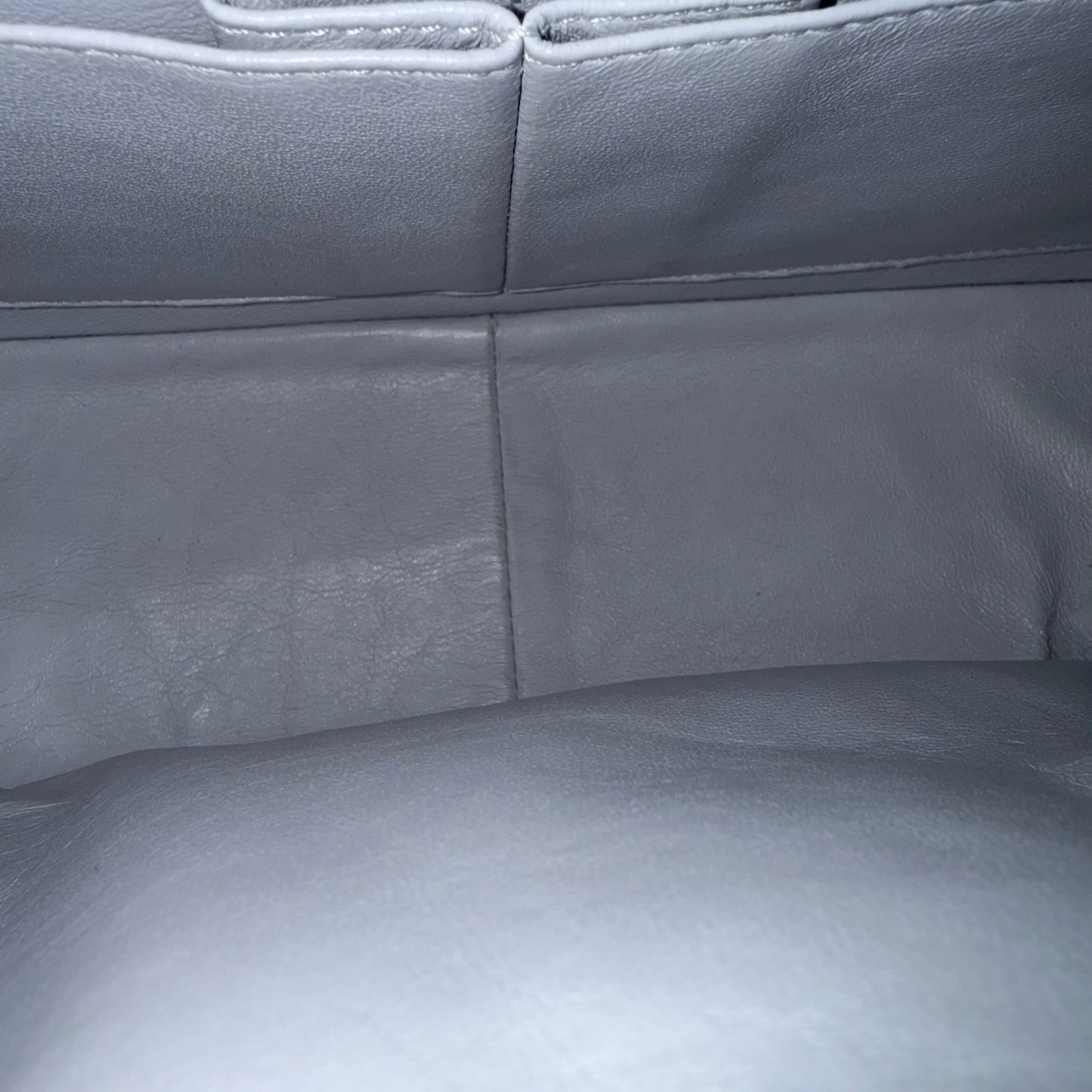 Chanel 2.55 Reissue 226 - Quilted Aged Calfskin White Ruthenium Black Hardware Series 12