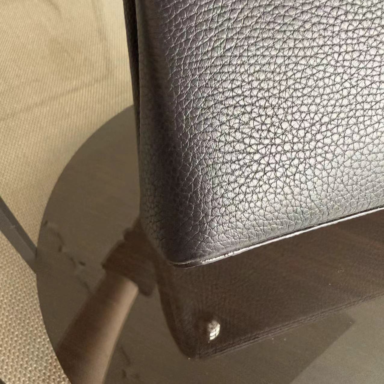 Louis Vuitton Capucines BB - Grained Calfskin Noir Black Silver Hardware