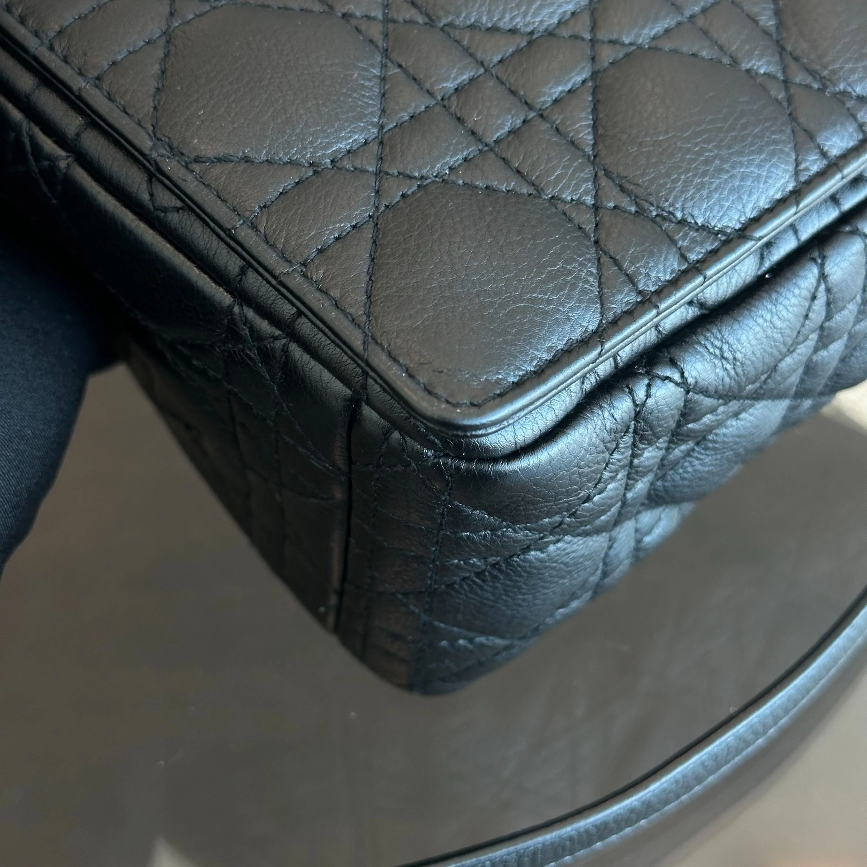 *Full Set, Receipt, 2022* Dior Caro Large Cannage Calfskin Black GHW - Best Luxury Designers