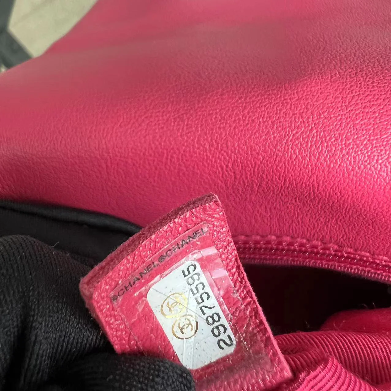 *Full Set, Receipt* Chanel 19bag C19 Goatskin Quilted Small Hot Pink Two-tone Hardware Series 29 - Best Luxury Designers