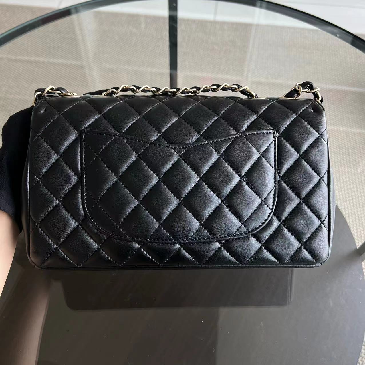 *Full Set Receipt* Chanel Mademoiselle Chic Seasonal Flap Medium 26CM Lambskin Black GHW No 21 - Best Luxury Designers