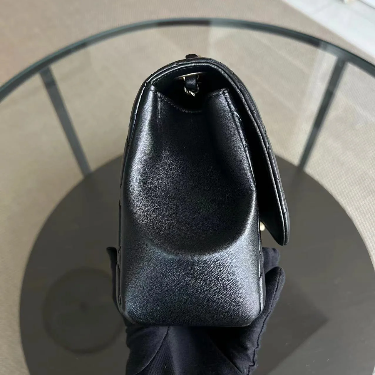 *Full Set Receipt* Chanel Mademoiselle Chic Seasonal Flap Medium 26CM Lambskin Black GHW No 21 - Best Luxury Designers