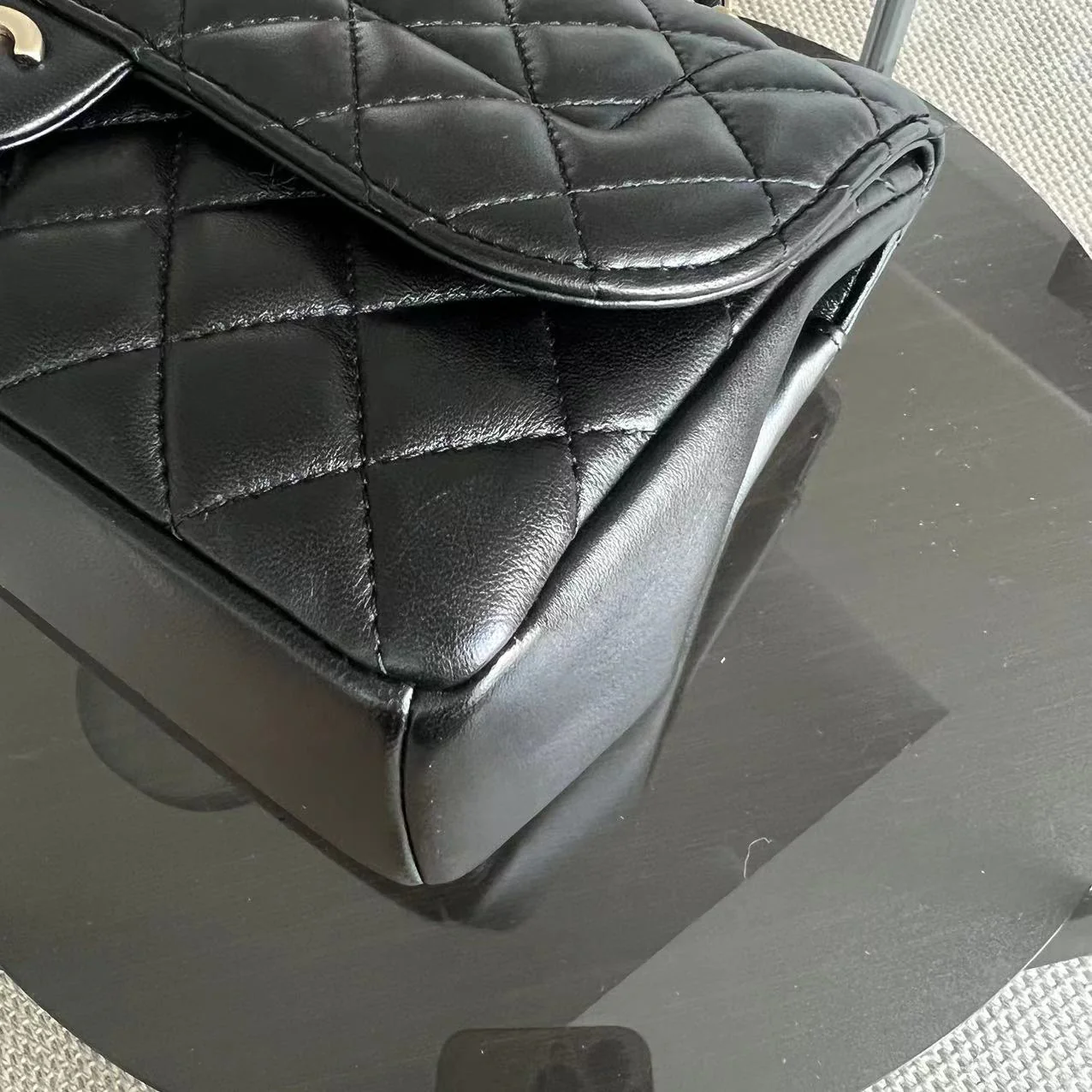 *Full Set Receipt* Chanel Mademoiselle Chic Seasonal Flap Medium 26CM Lambskin Black GHW No 21 - Best Luxury Designers