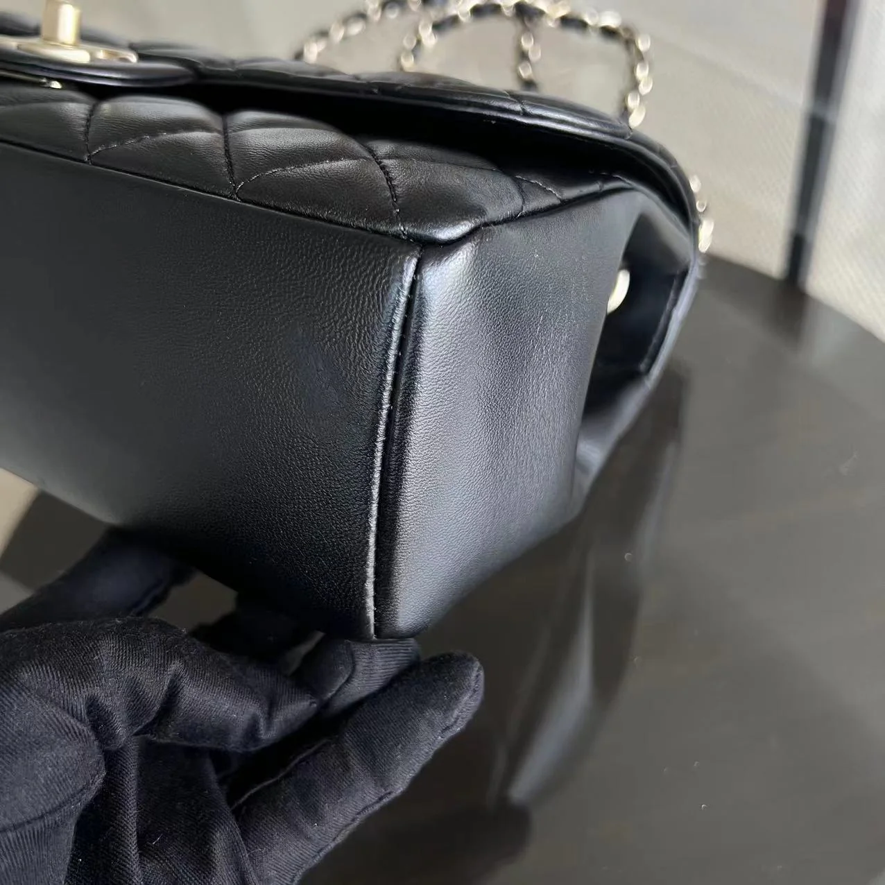 *Full Set Receipt* Chanel Mademoiselle Chic Seasonal Flap Medium 26CM Lambskin Black GHW No 21 - Best Luxury Designers