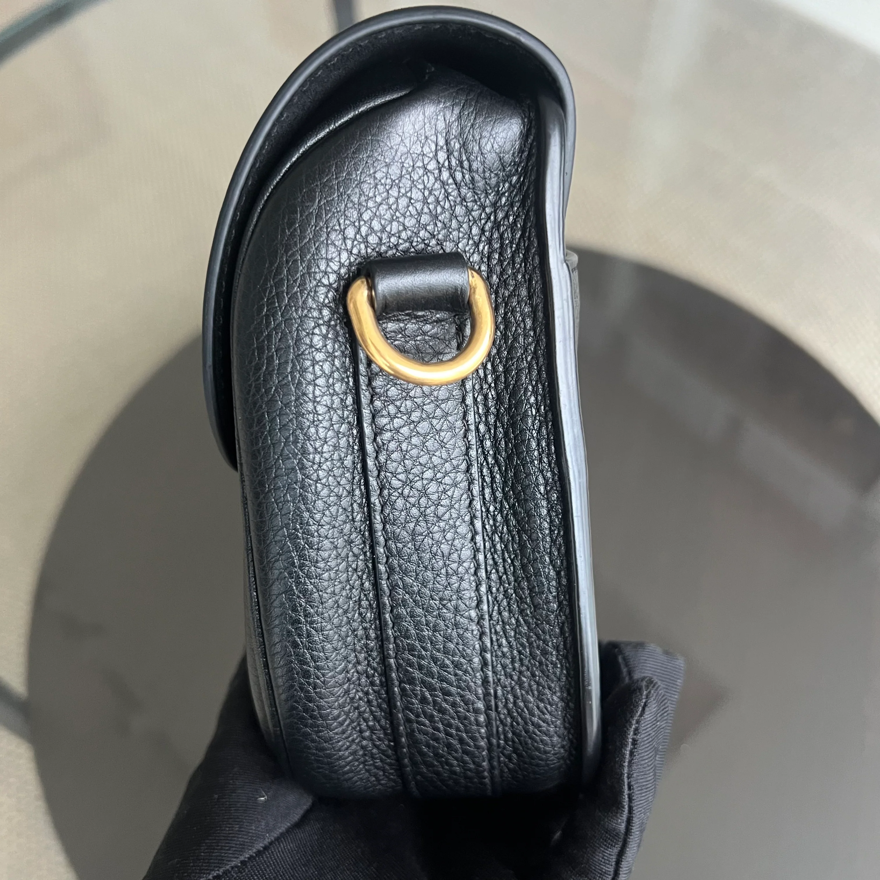 *Full Set, Receipt* Dior Bobby Medium Grained Calfskin Black Golden Hardware - Best Luxury Designers