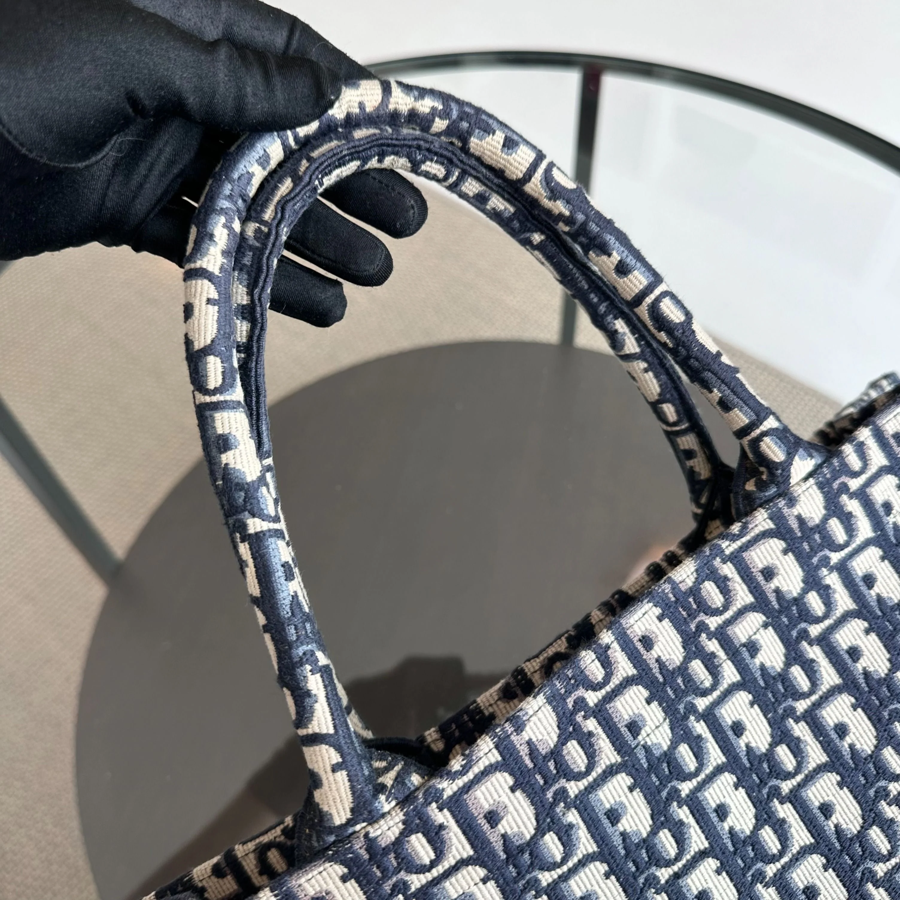 *Full Set, Receipt* Dior Book Tote Large Oblique Canvas Bag - Best Luxury Designers