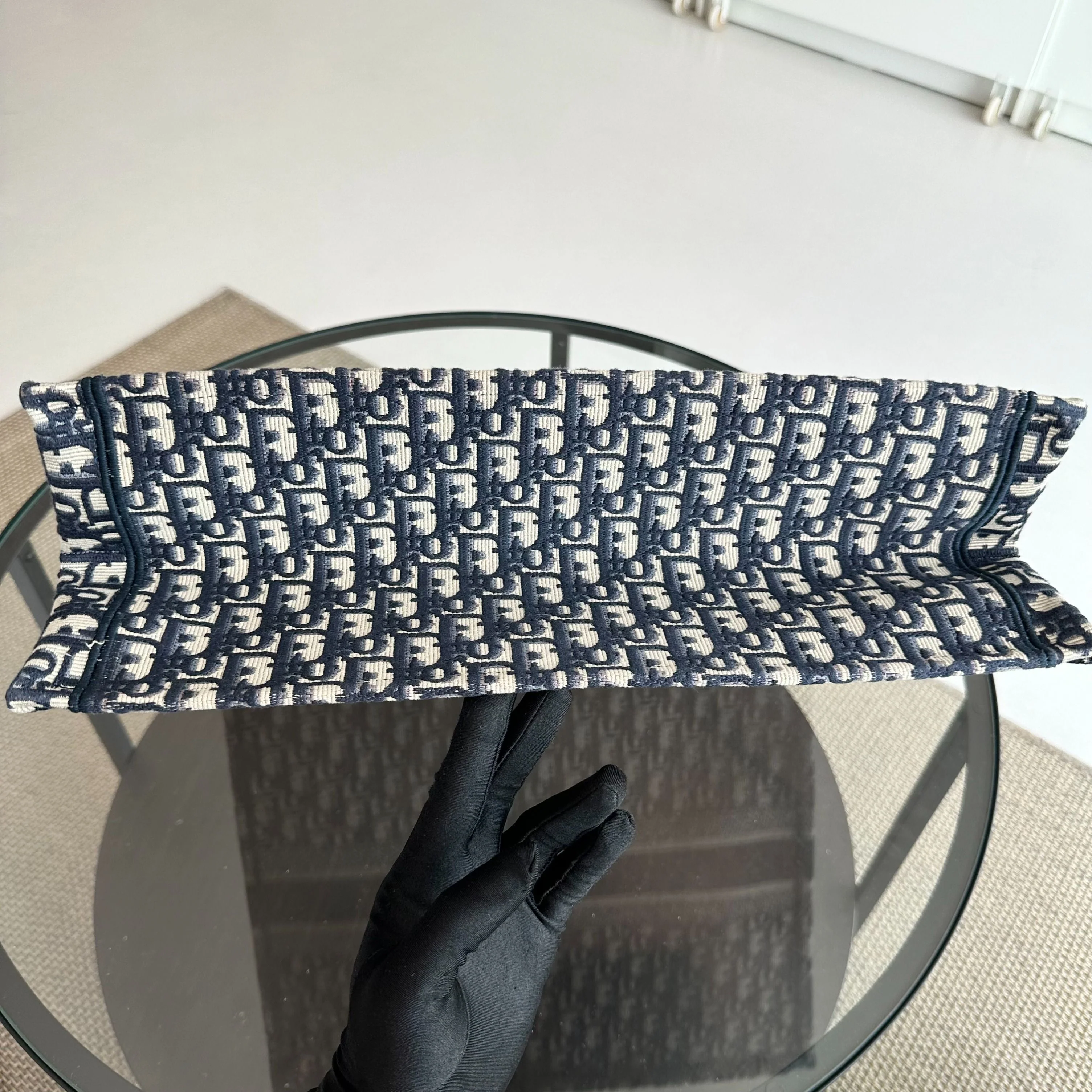 *Full Set, Receipt* Dior Book Tote Large Oblique Canvas Bag - Best Luxury Designers