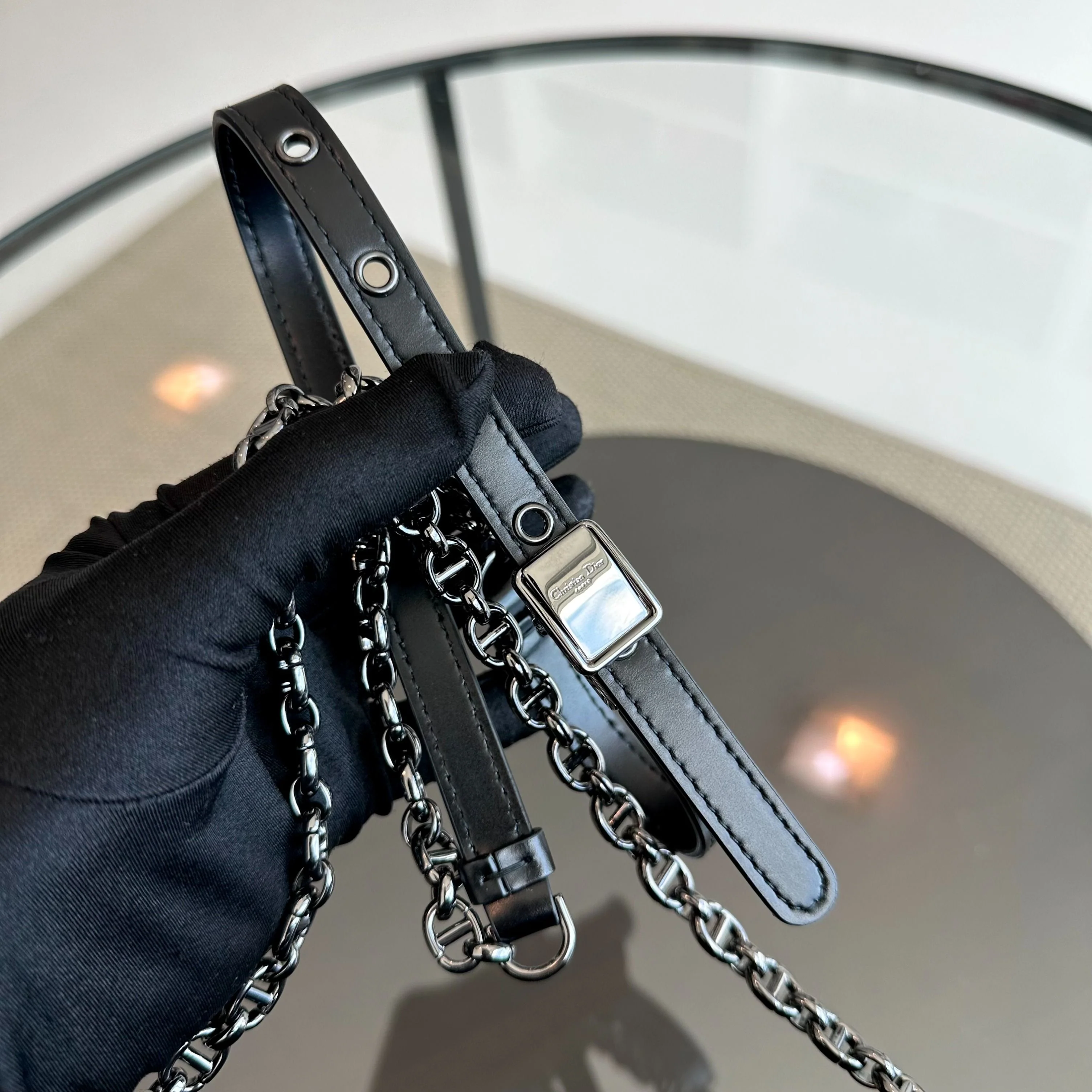 *Full Set, Receipt* Dior Caro Box Cannage Lambskin Black SHW - Best Luxury Designers