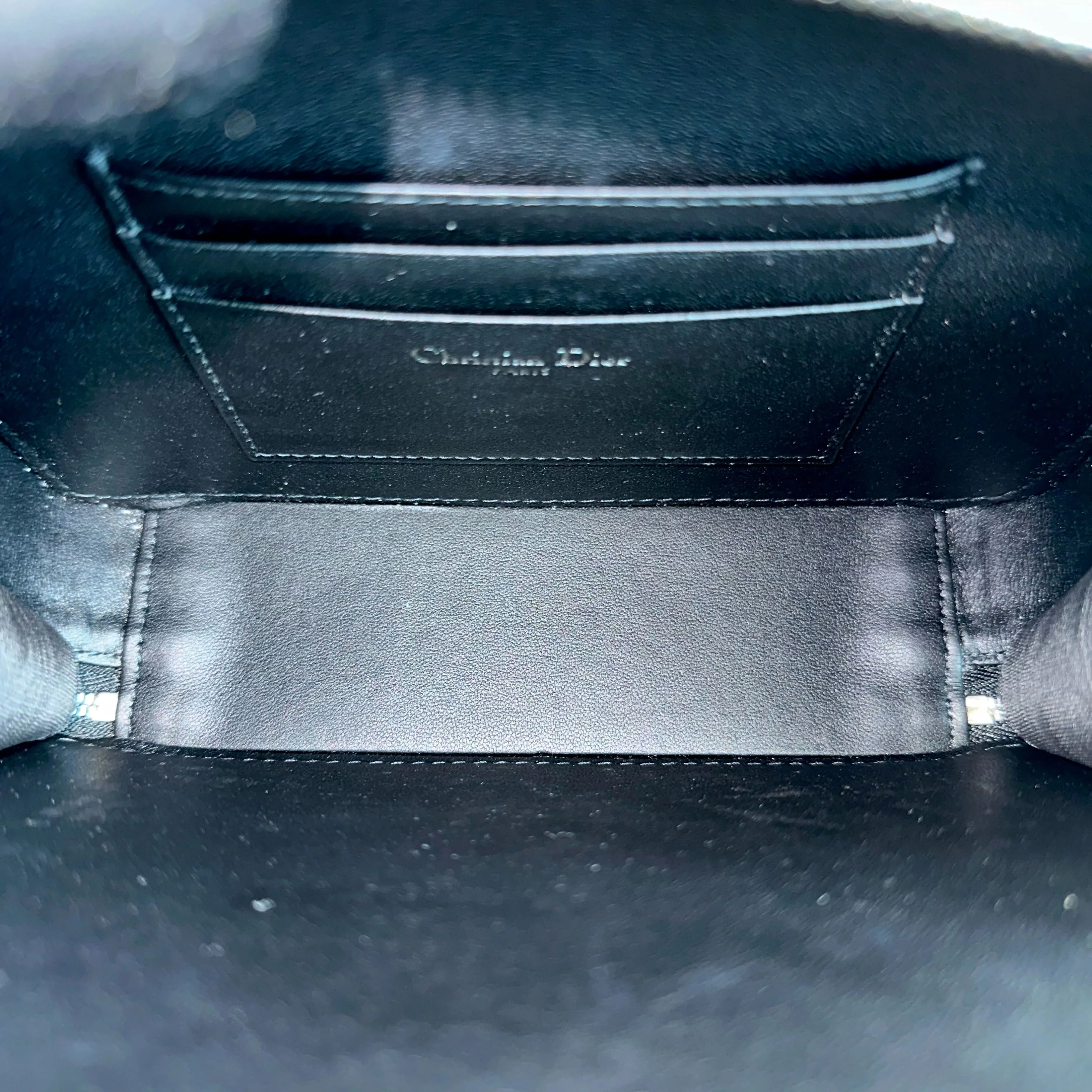 *Full Set, Receipt* Dior Caro Box Cannage Lambskin Black SHW - Best Luxury Designers