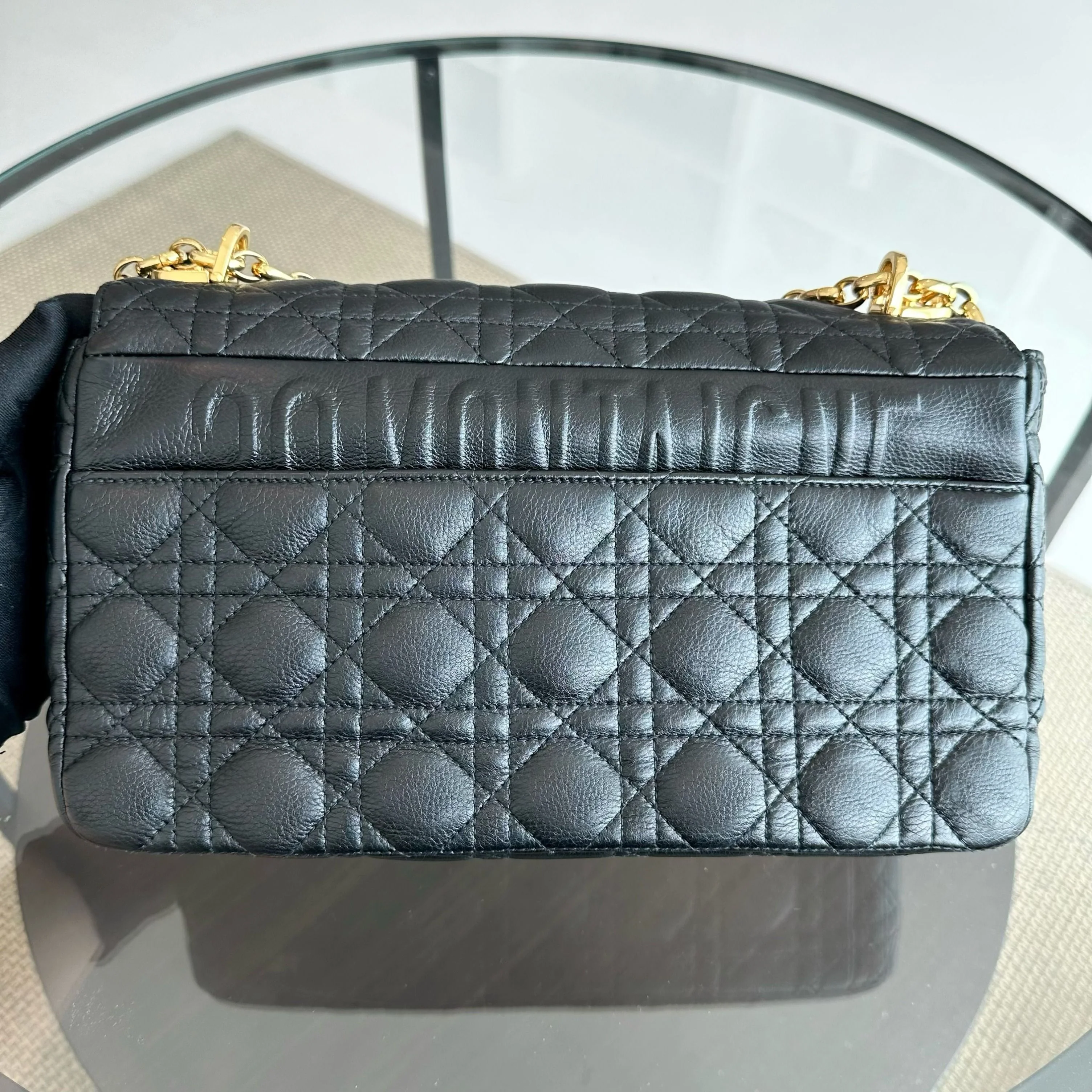 *Full Set, Receipt* Dior Caro Large Cannage Calfskin Black GHW - Best Luxury Designers