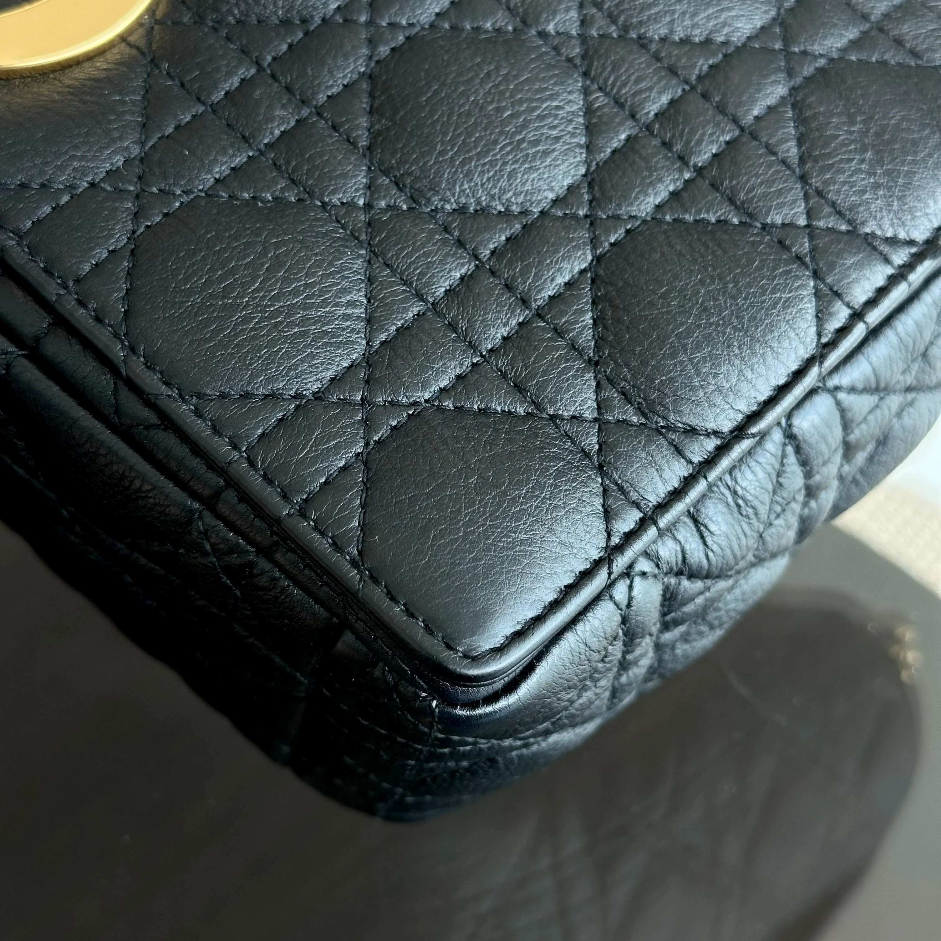 *Full Set, Receipt* Dior Caro Large Cannage Calfskin Black GHW - Best Luxury Designers