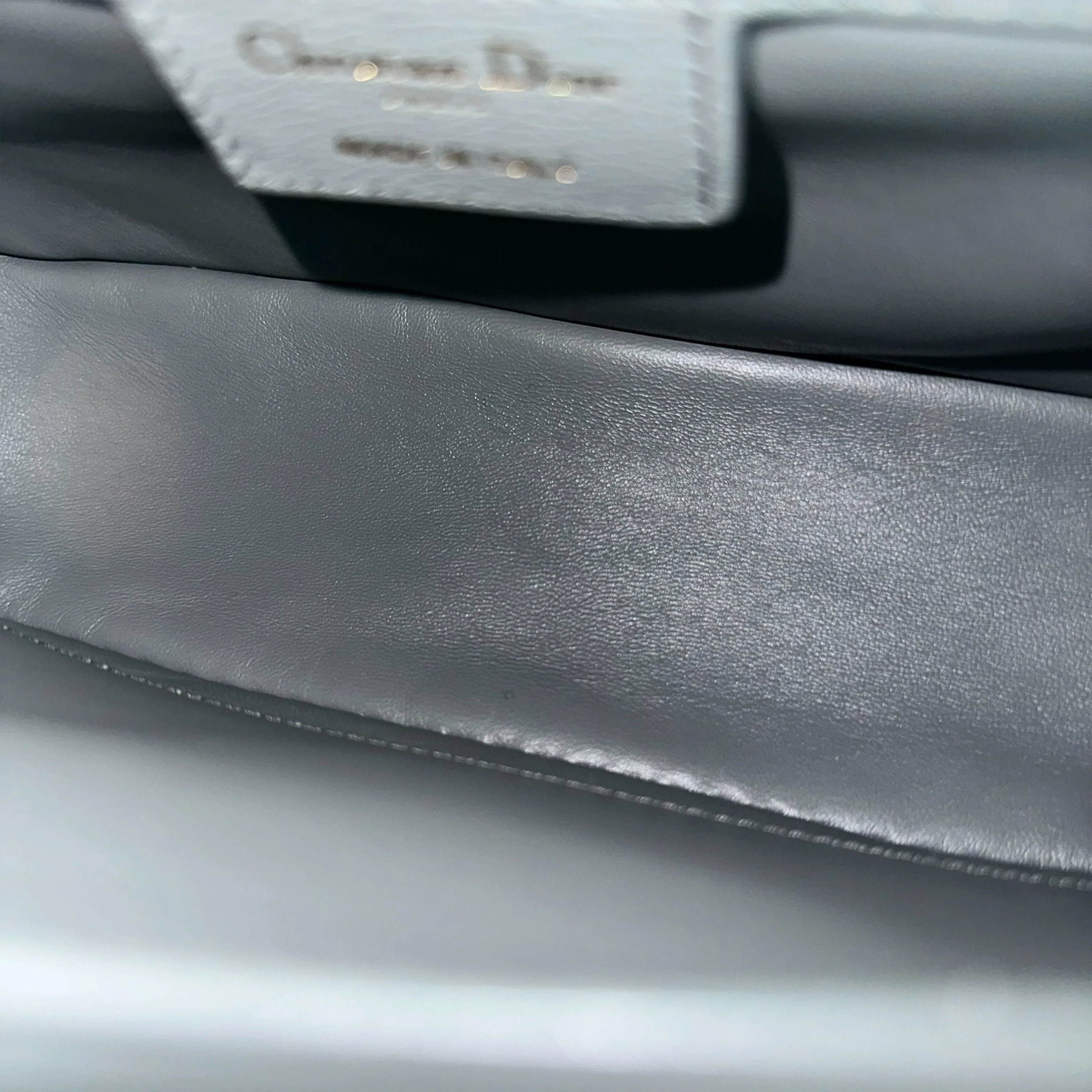 *Full Set, Receipt* Dior Caro Medium Grained Calfskin Cannage Flap Grey GHW - Best Luxury Designers