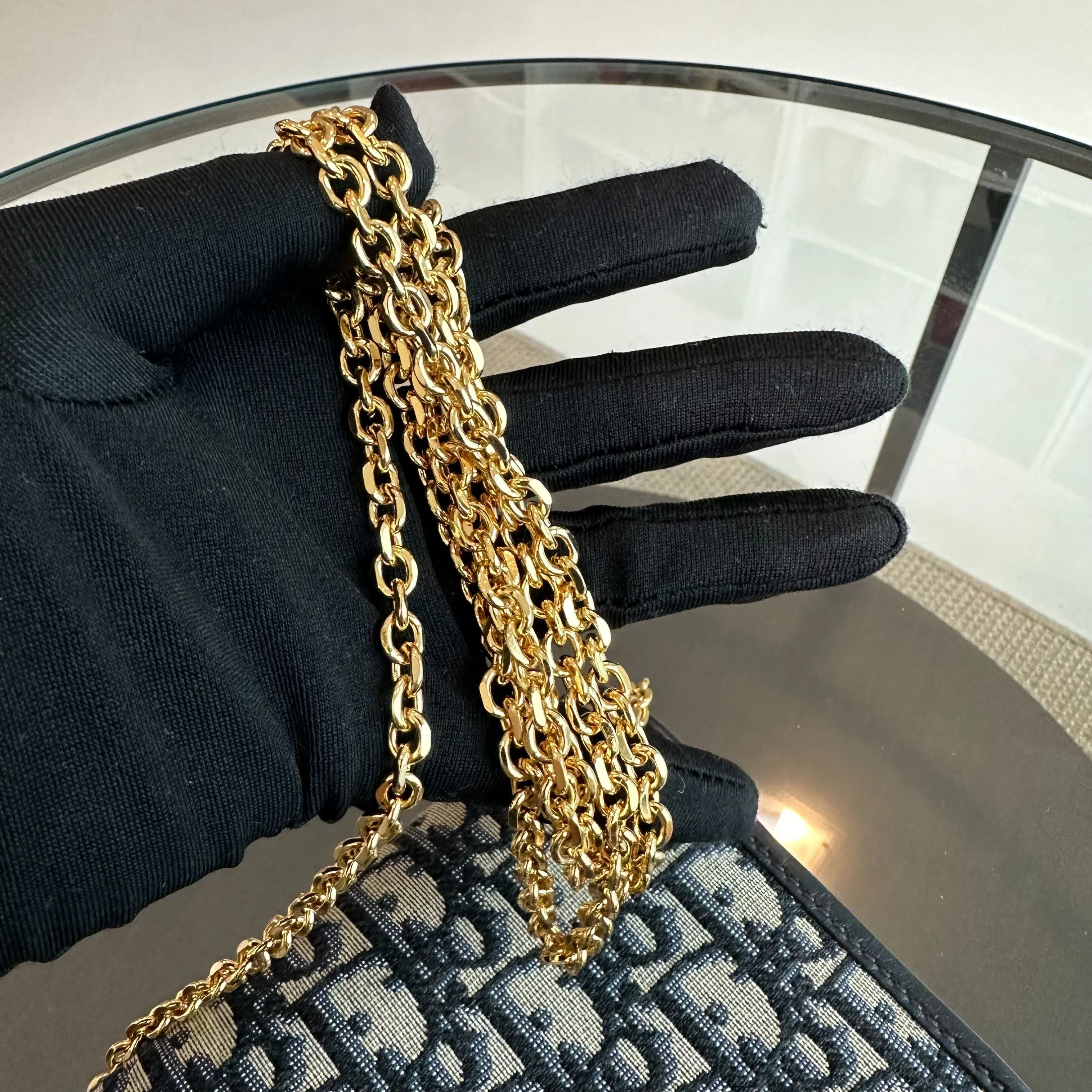 *Full Set, Receipt* Dior Montaigne 30 WOC Wallet On Chain Oblique Monogram Canvas - Best Luxury Designers