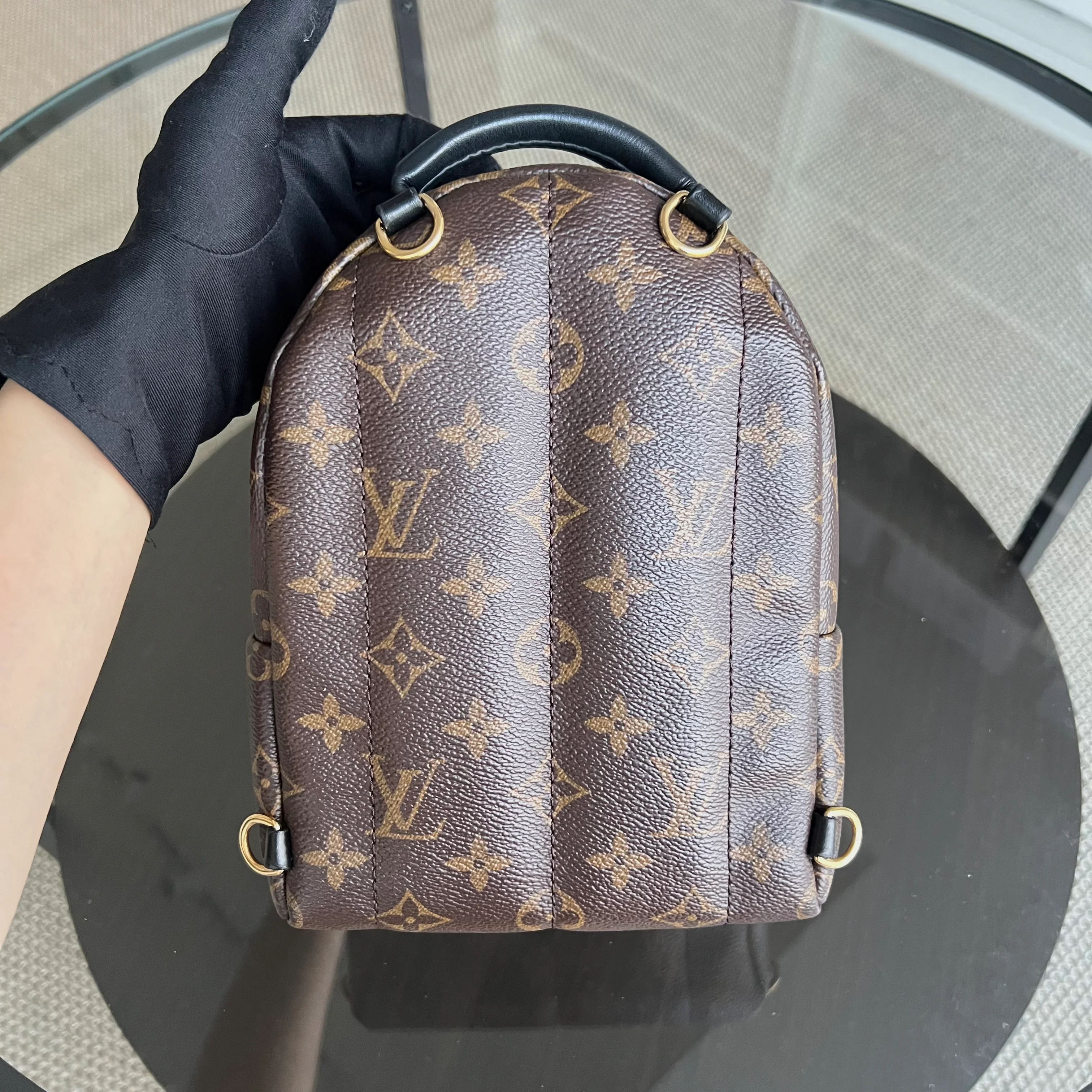 *Full Set, Receipt* LV Palm Spring Mini Monogram Canvas Backpack Louis Vuitton - Best Luxury Designers