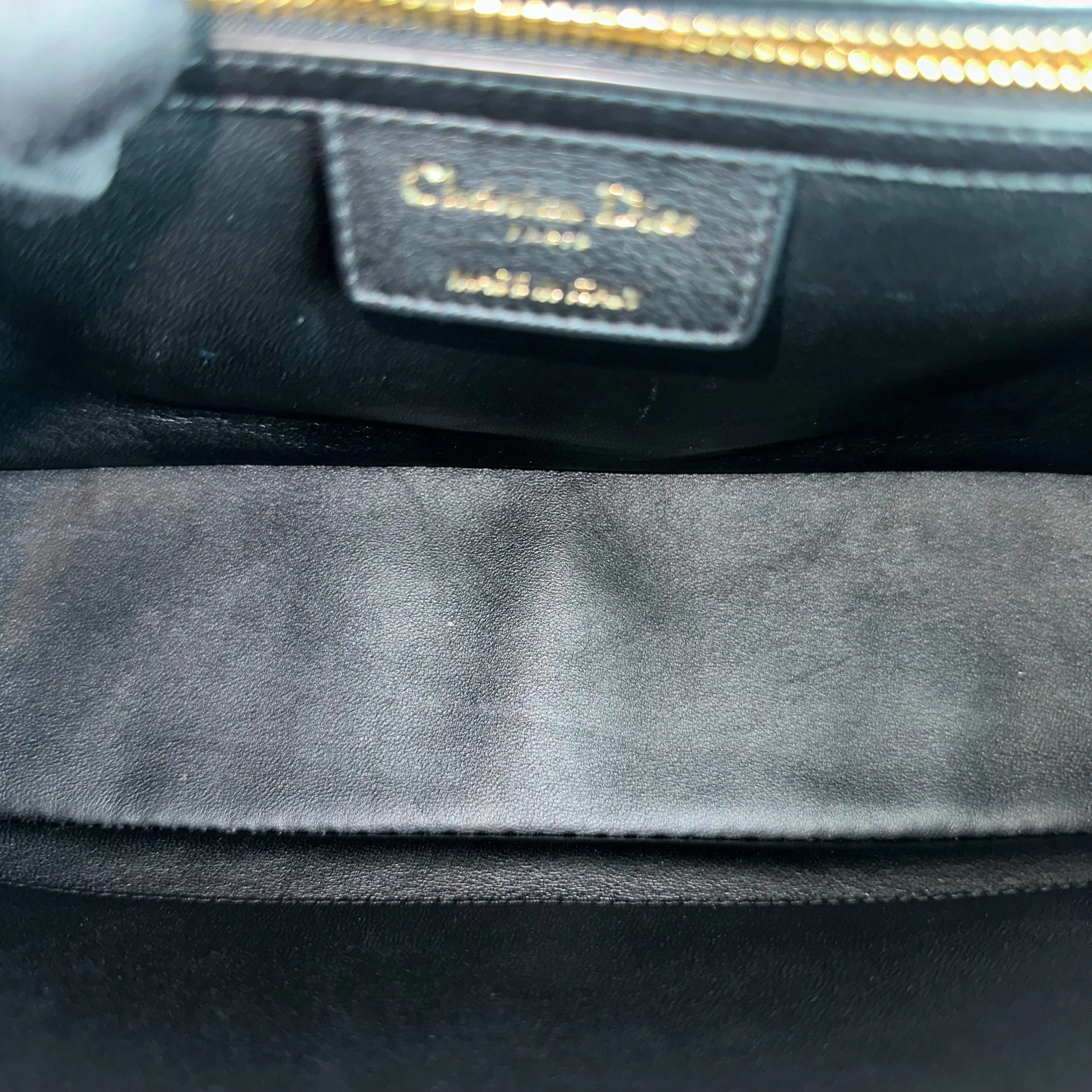 Dior Caro Large - Cannage Calfskin Black GHW