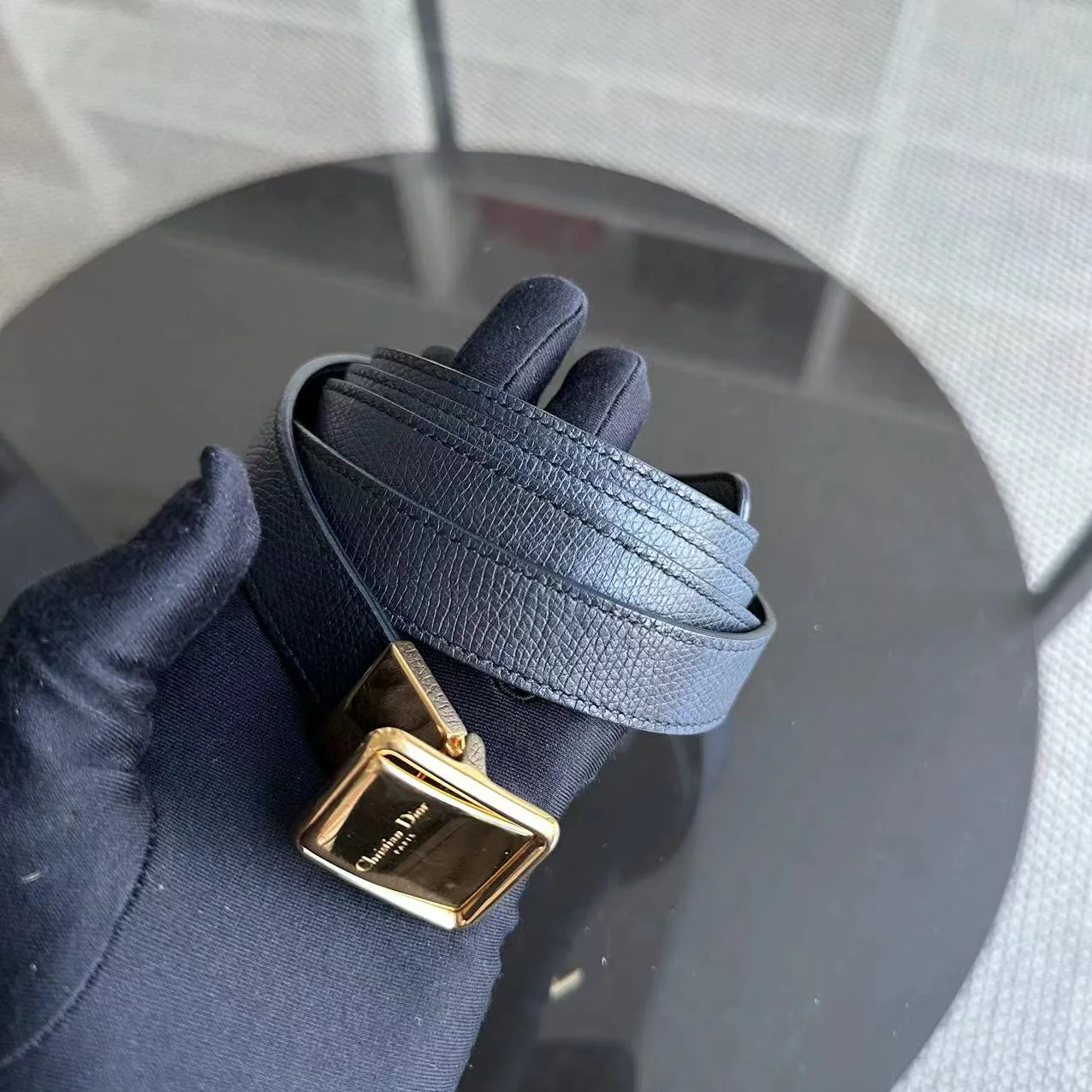 *Grained Calfskin, Full Set* Dior Montaigne 30 Grained Calfskin Black GHW - Best Luxury Designers