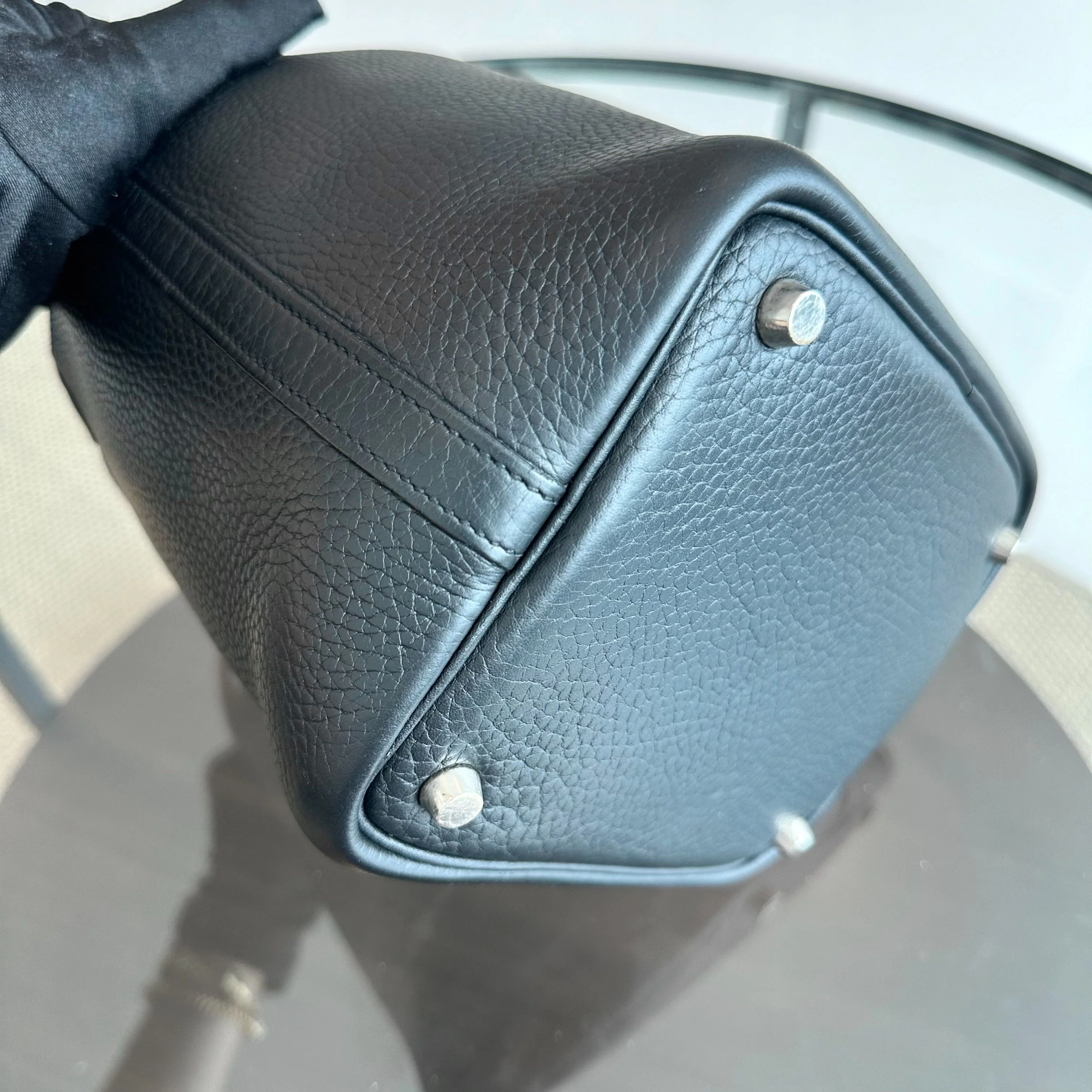 Hermes Picotin 18 Square H Clemence Black SHW - Best Luxury Designers