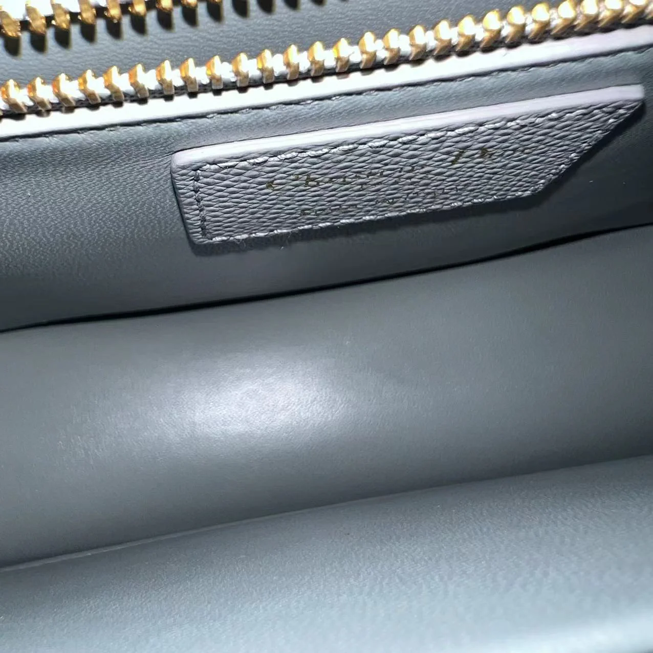 *Like New* Dior Montaigne 30 Grained Calfskin Haze Blue Golden Hardware - Best Luxury Designers