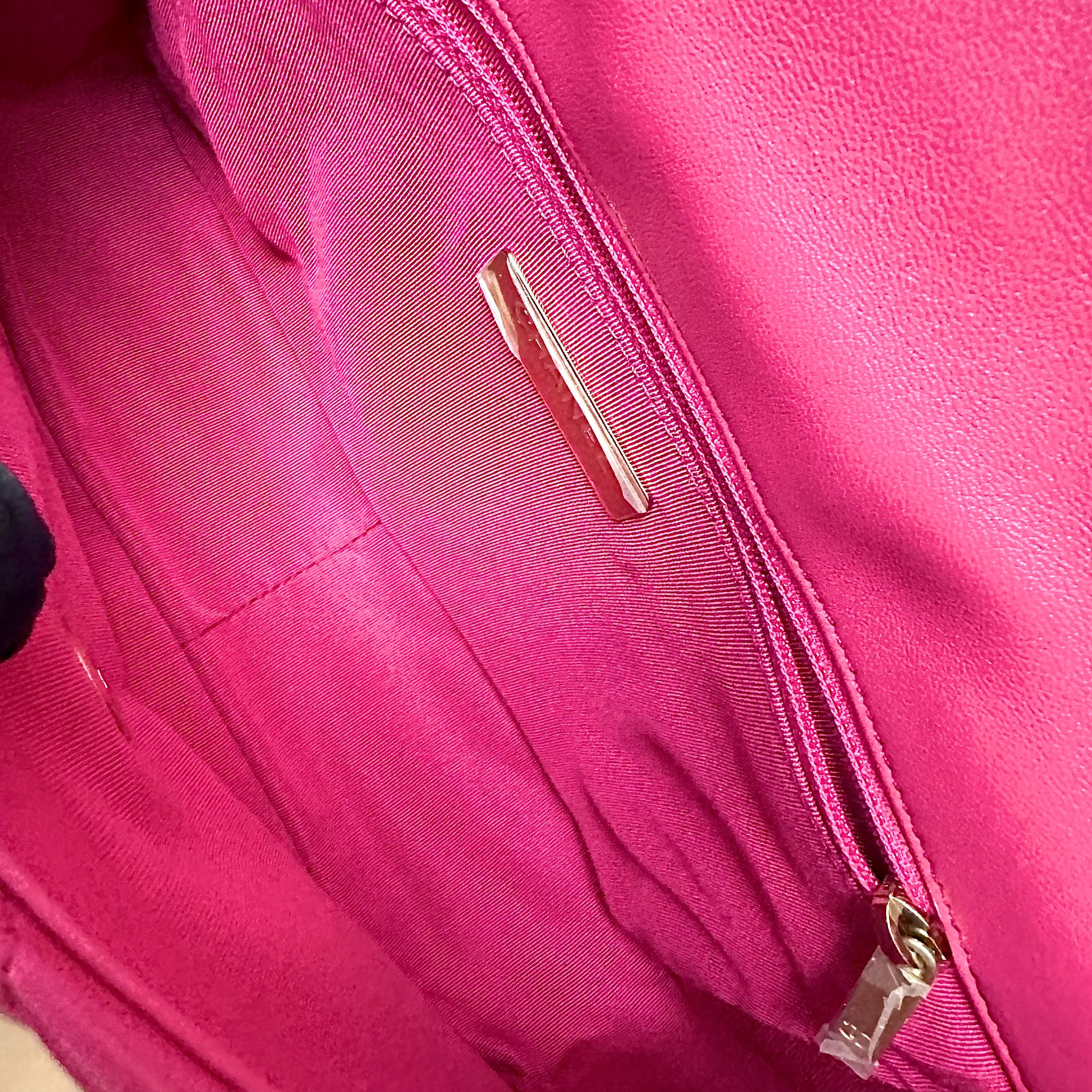 *Like New Full Set* Chanel C19 Small Goatskin Hot Pink GHW No 29 - Best Luxury Designers