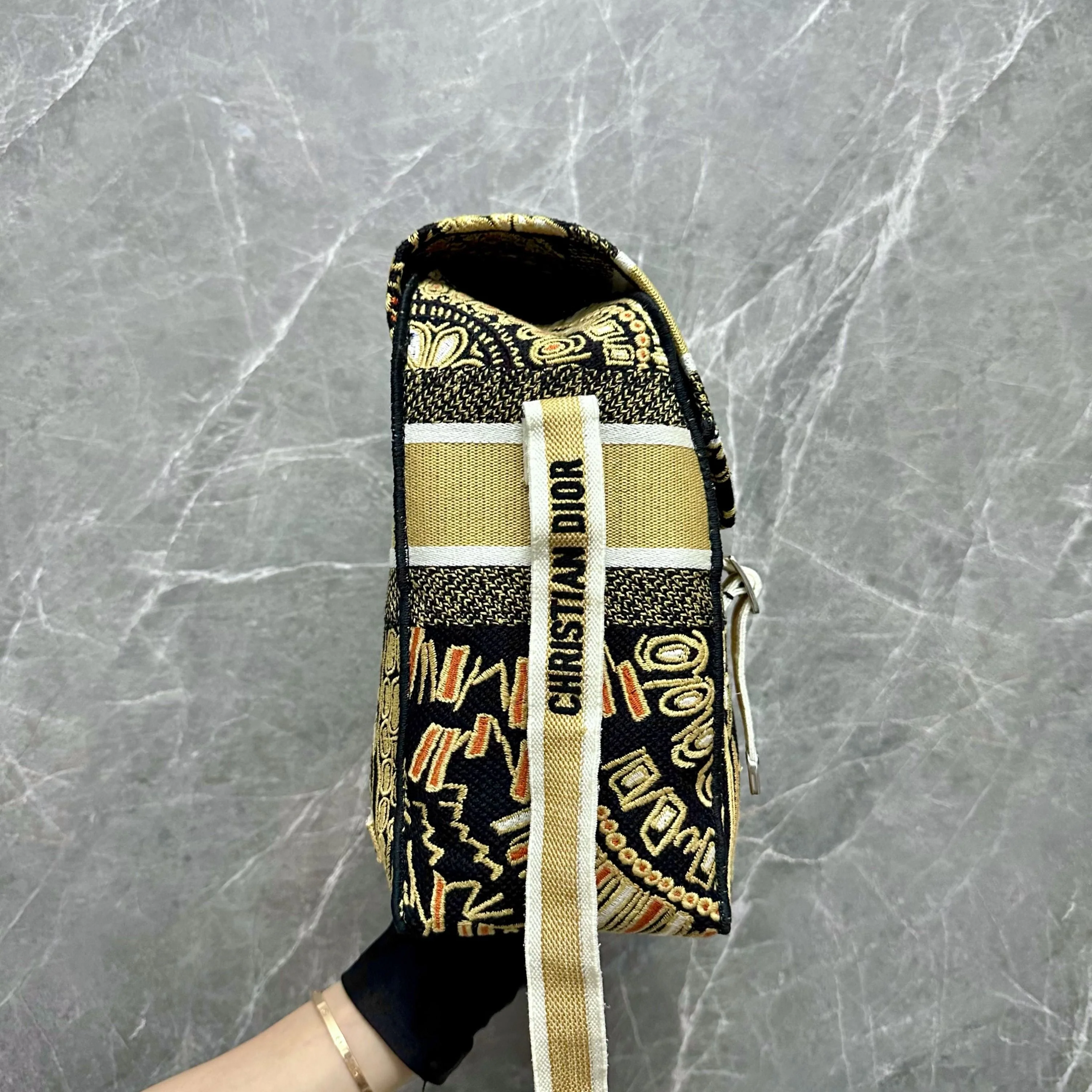 *Like New, Receipt* Dior Diorcamp Medium Oblique Camp Messenger Yellow Bag - Best Luxury Designers