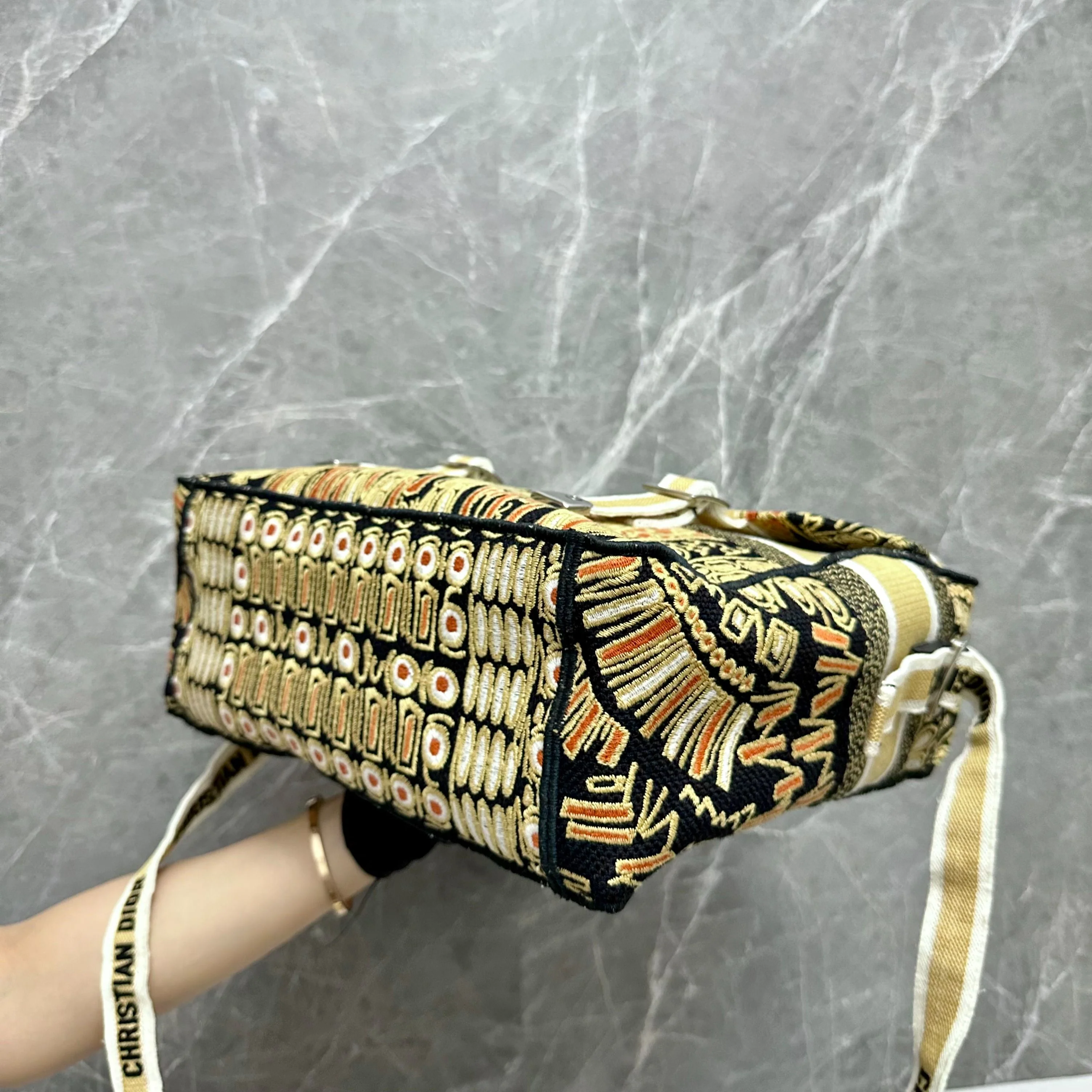 *Like New, Receipt* Dior Diorcamp Medium Oblique Camp Messenger Yellow Bag - Best Luxury Designers