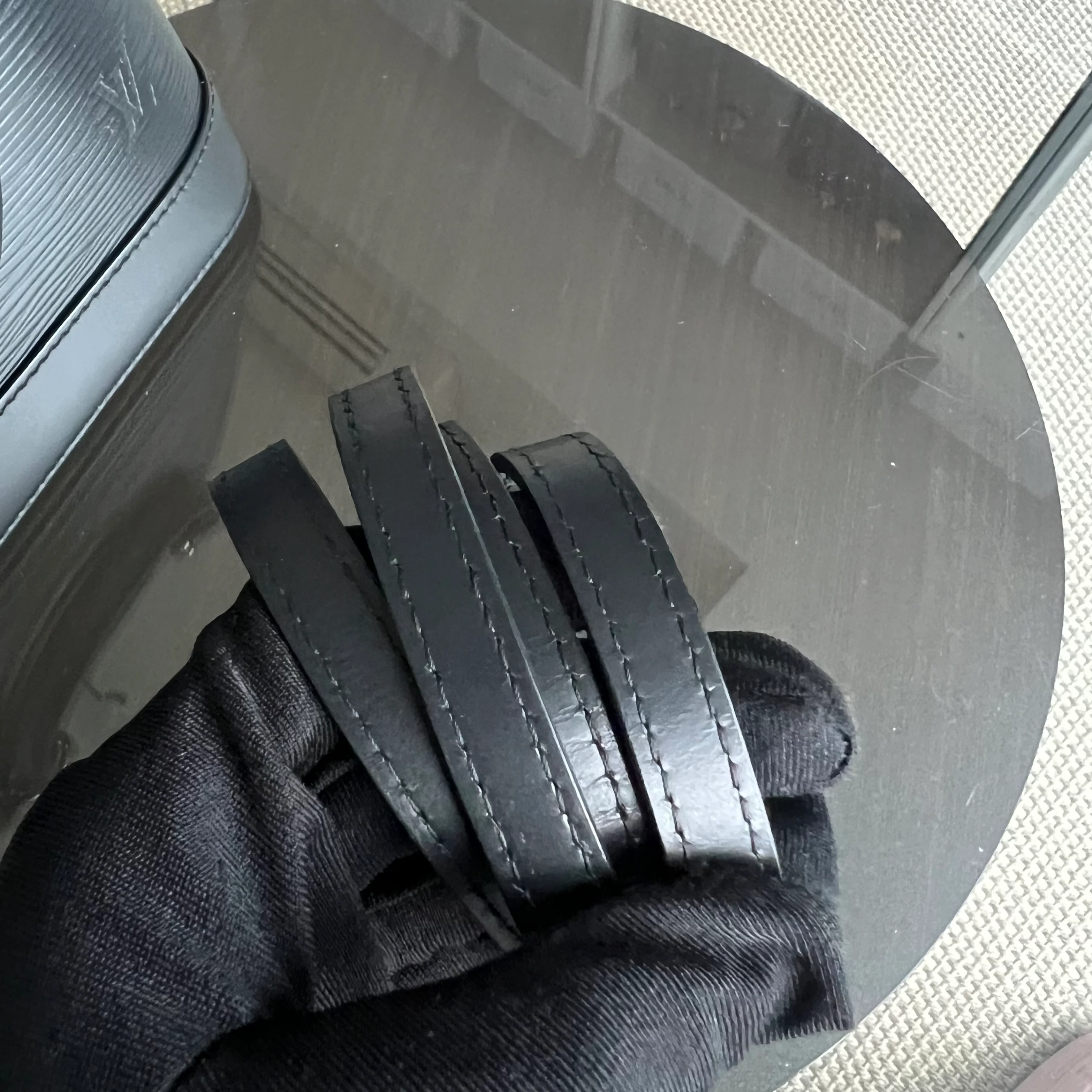 LV Alma BB EPI Leather Noir Black Silver Hardware Louis Vuitton - Best Luxury Designers