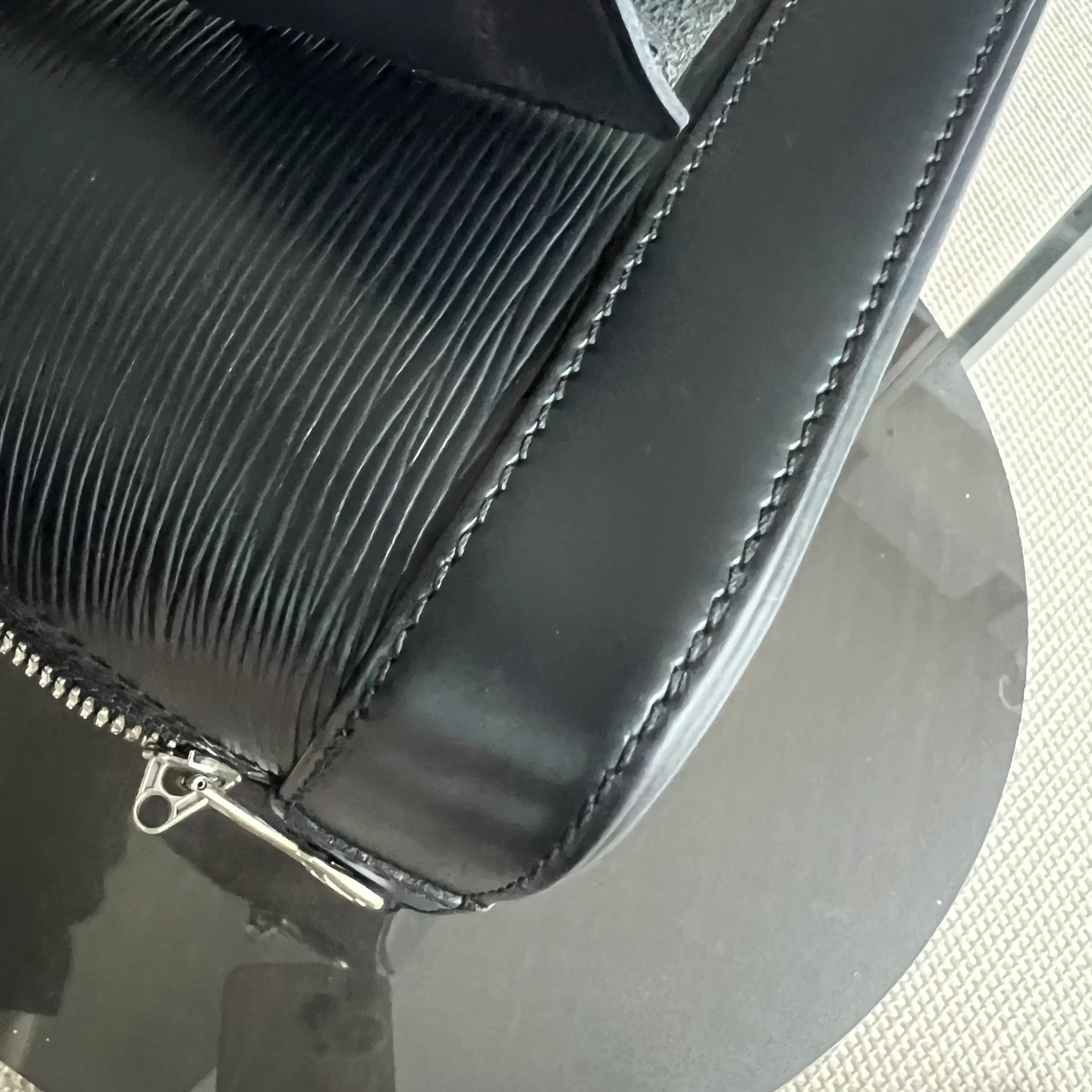 LV Alma BB EPI Leather Noir Black Silver Hardware Louis Vuitton - Best Luxury Designers