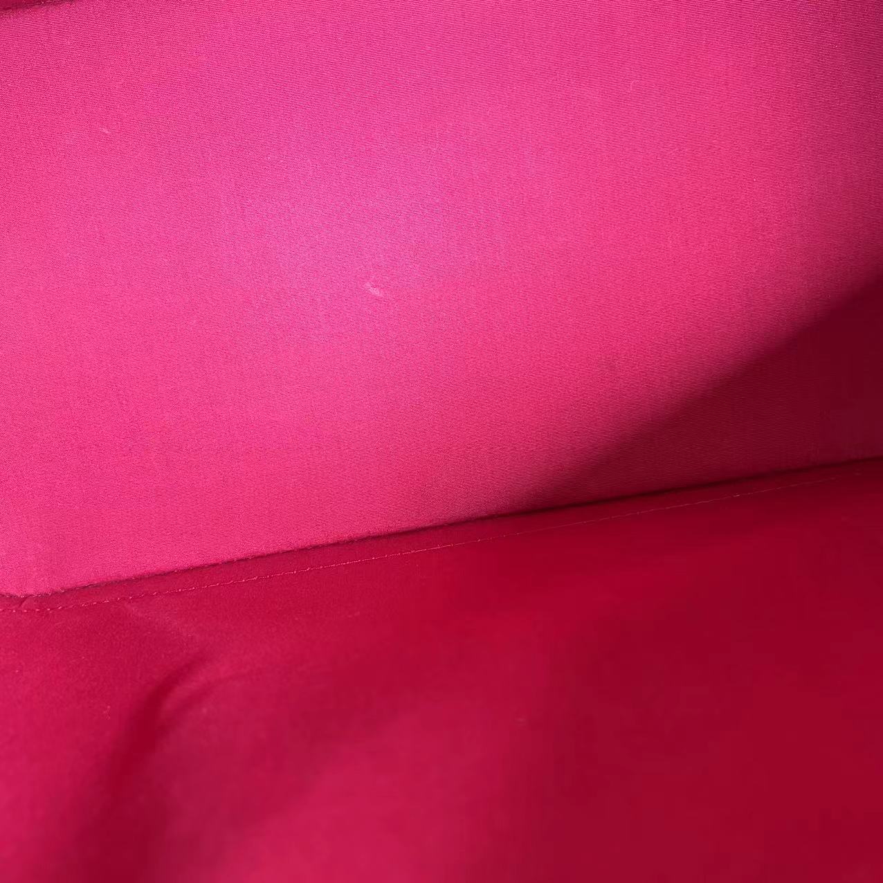 LV Alma MM Vernis Patent Leather Red Golden Hardware - Best Luxury Designers