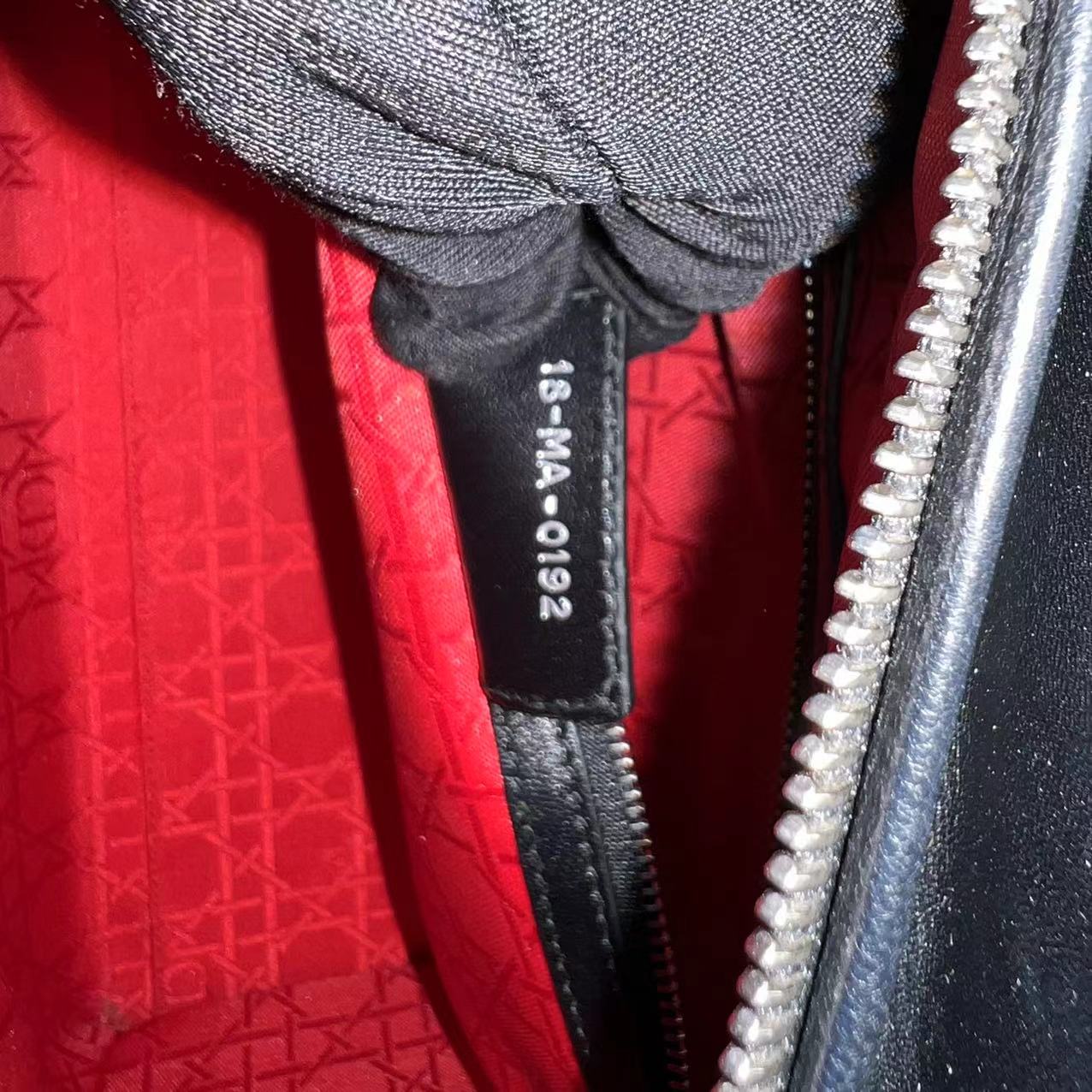 *No Strap* Dior Lady Large Cannage Lambskin Black SHW - Best Luxury Designers