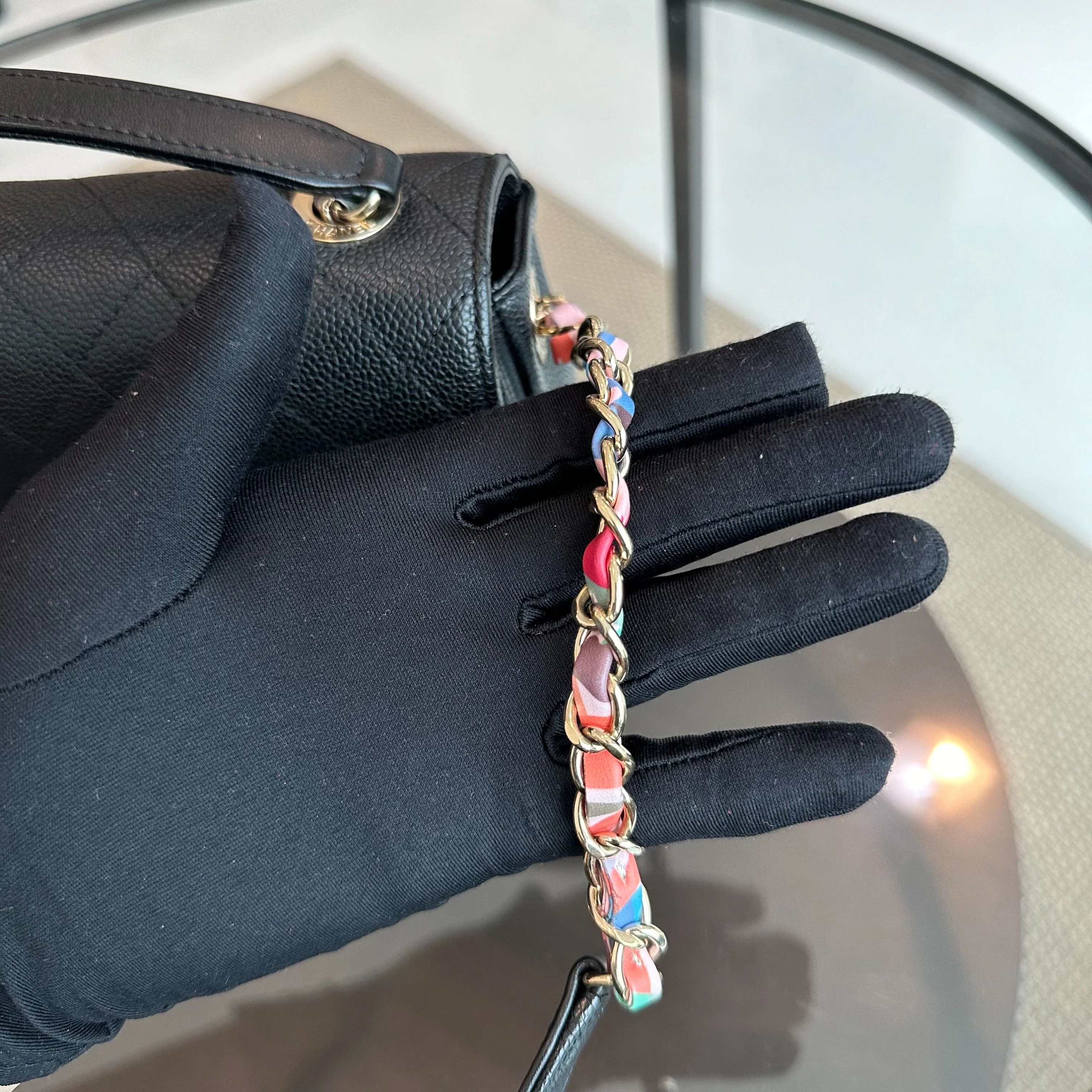 *Rare, Like New* Chanel Cuba Coco Caviar Quilted Cross Body Black GHW No 23 - Best Luxury Designers